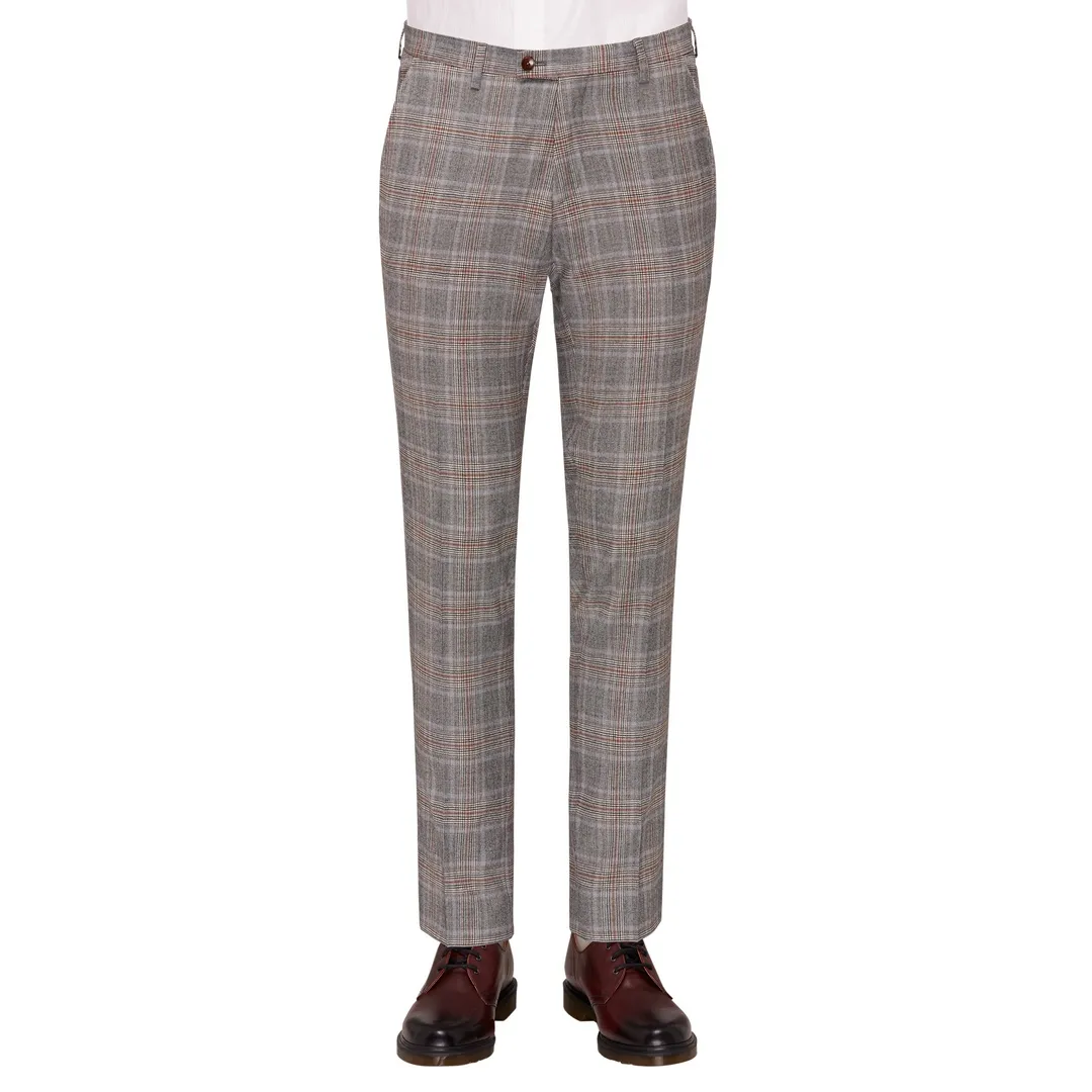 CG Club of Gents Herren Anzugshose CG Cruz hellgrau kariert 02.031S3 230083 81