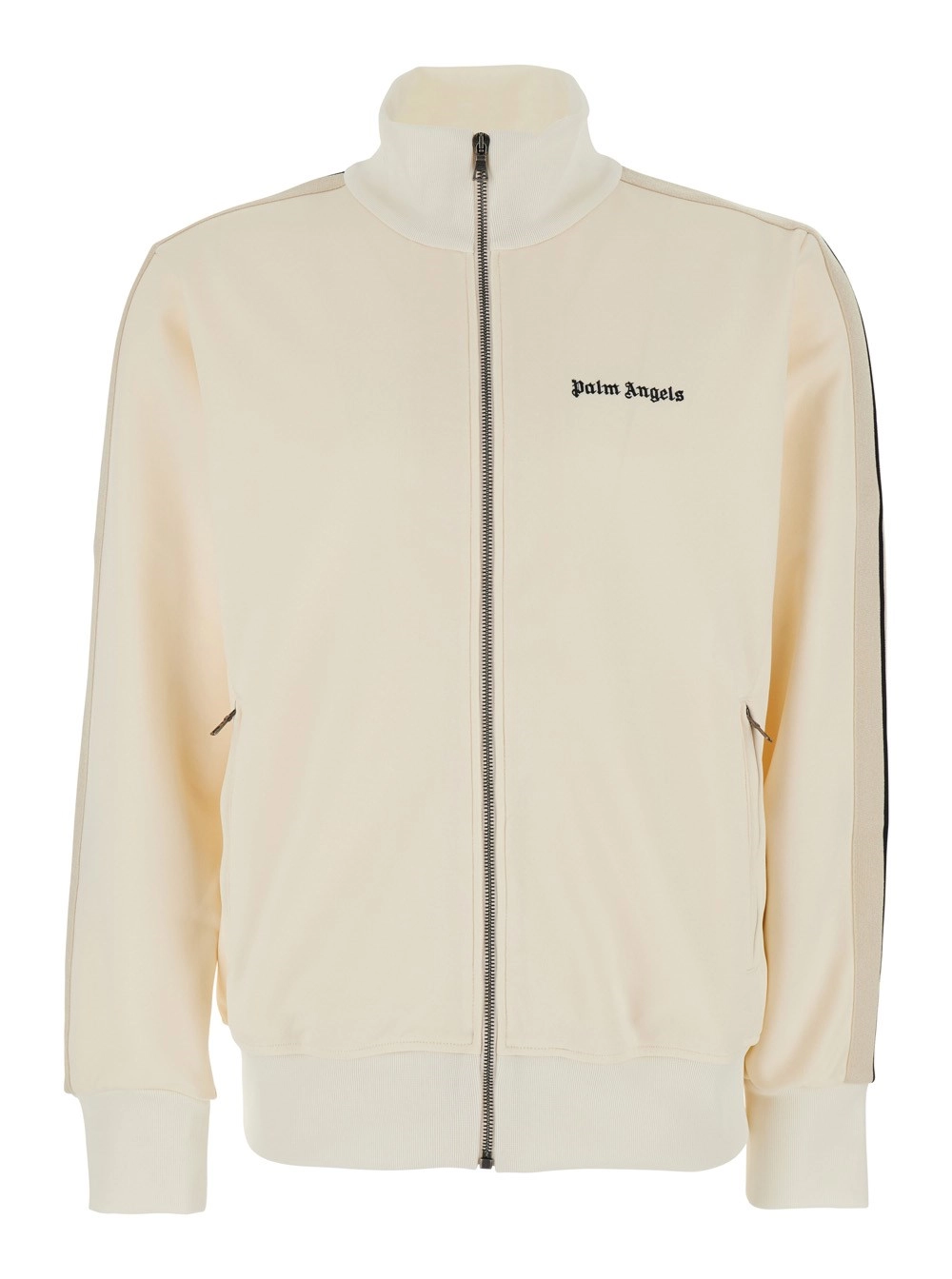 Weißes Sweatshirt "Classic Logo" mit Logodruck auf der Vorderseite aus technischem Stoff Herren