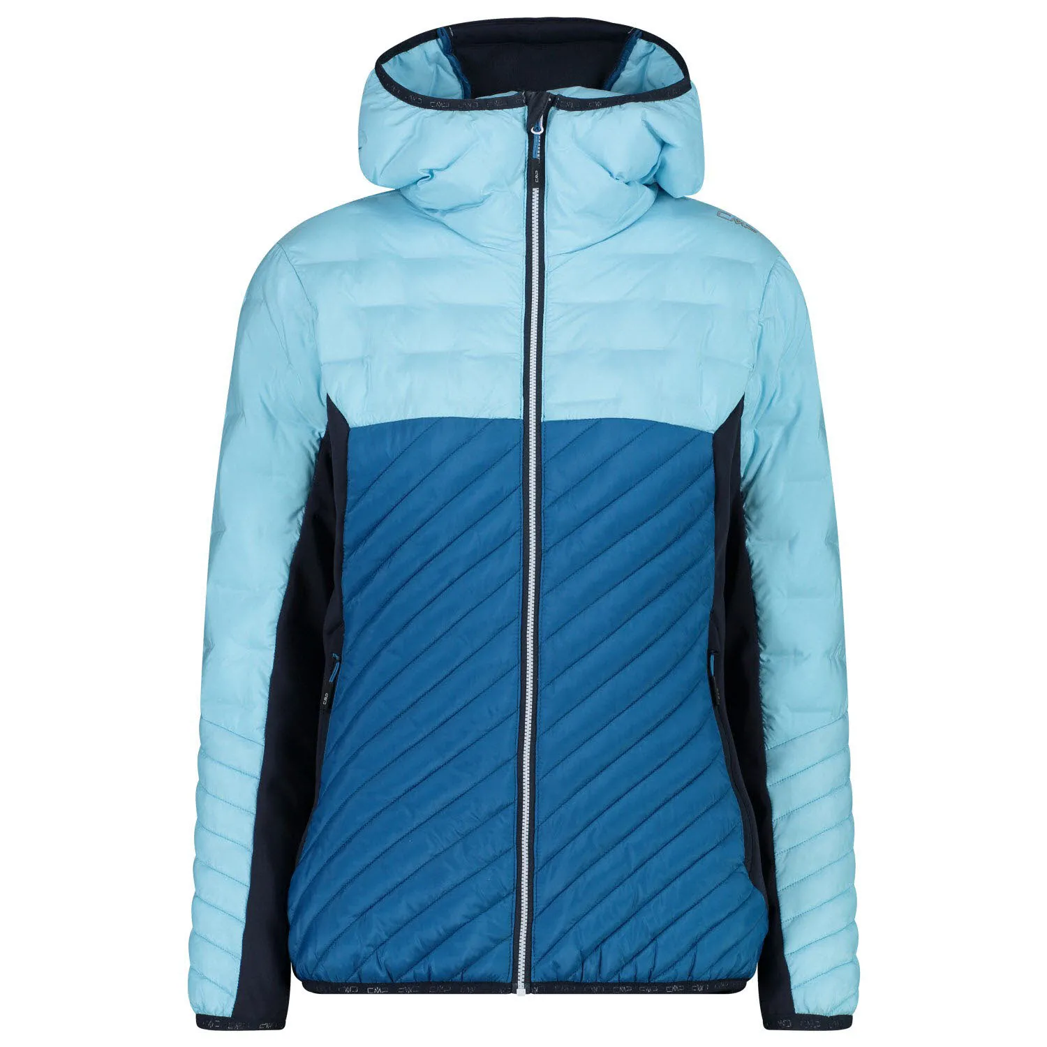 CMP Funktionsjacke WOMAN JACKET HYBRID FIX HOOD