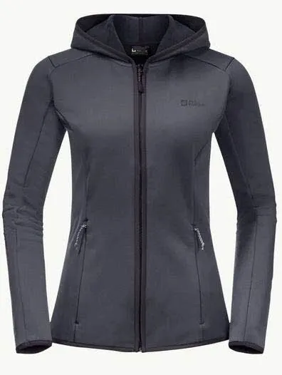 JACK WOLFSKIN Fleecejacke BAISELBERG HOODED FZ W