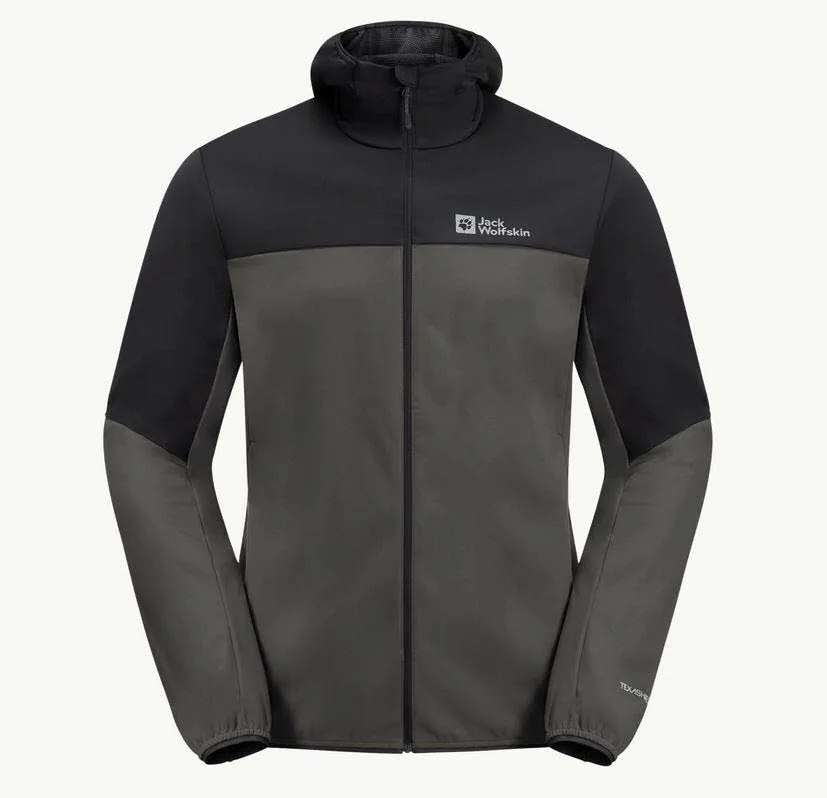 JACK WOLFSKIN Funktionsjacke/Softshelljacke FELDBERG HOODY M 6945 slate