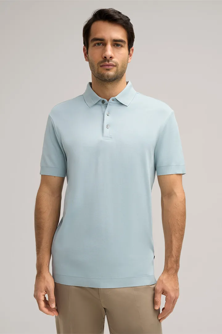 Baumwoll-Polo-Shirt Floro in Mint