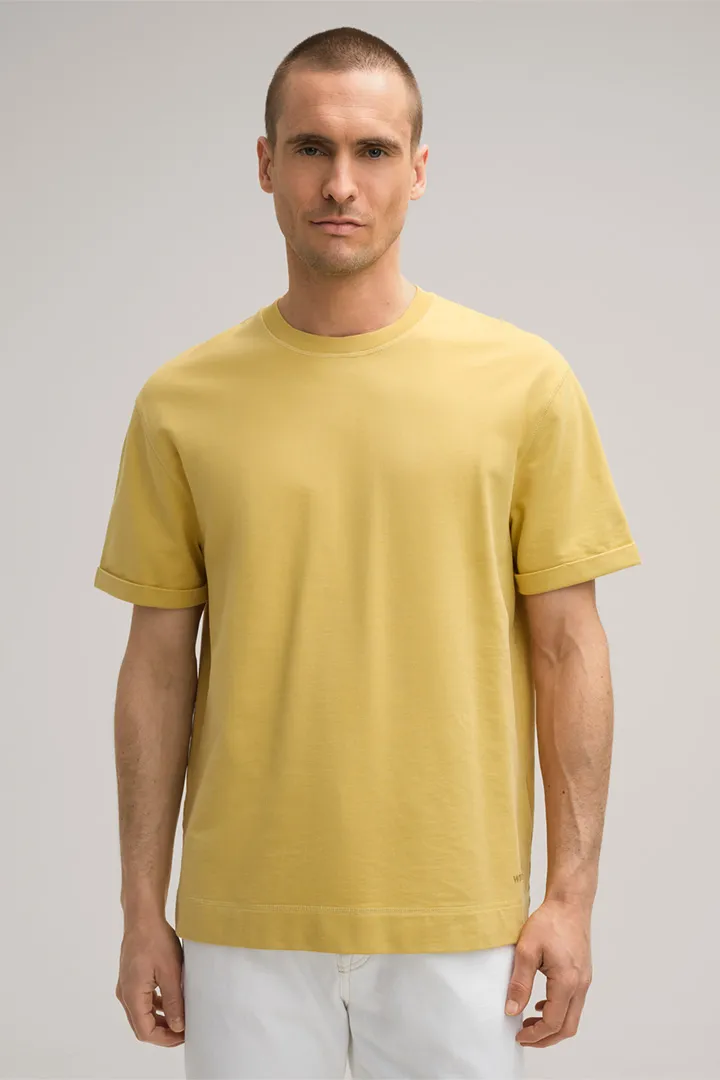 Baumwoll-T-Shirt Sevo in Gelb