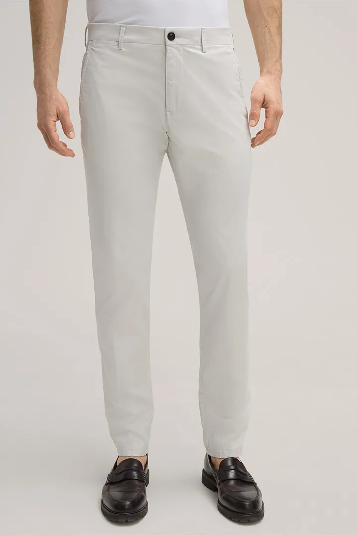 Baumwoll-Chino Cino Hellgrau