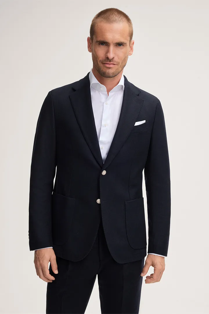 Cashmere-Baukasten-Sakko Giorno in Navy