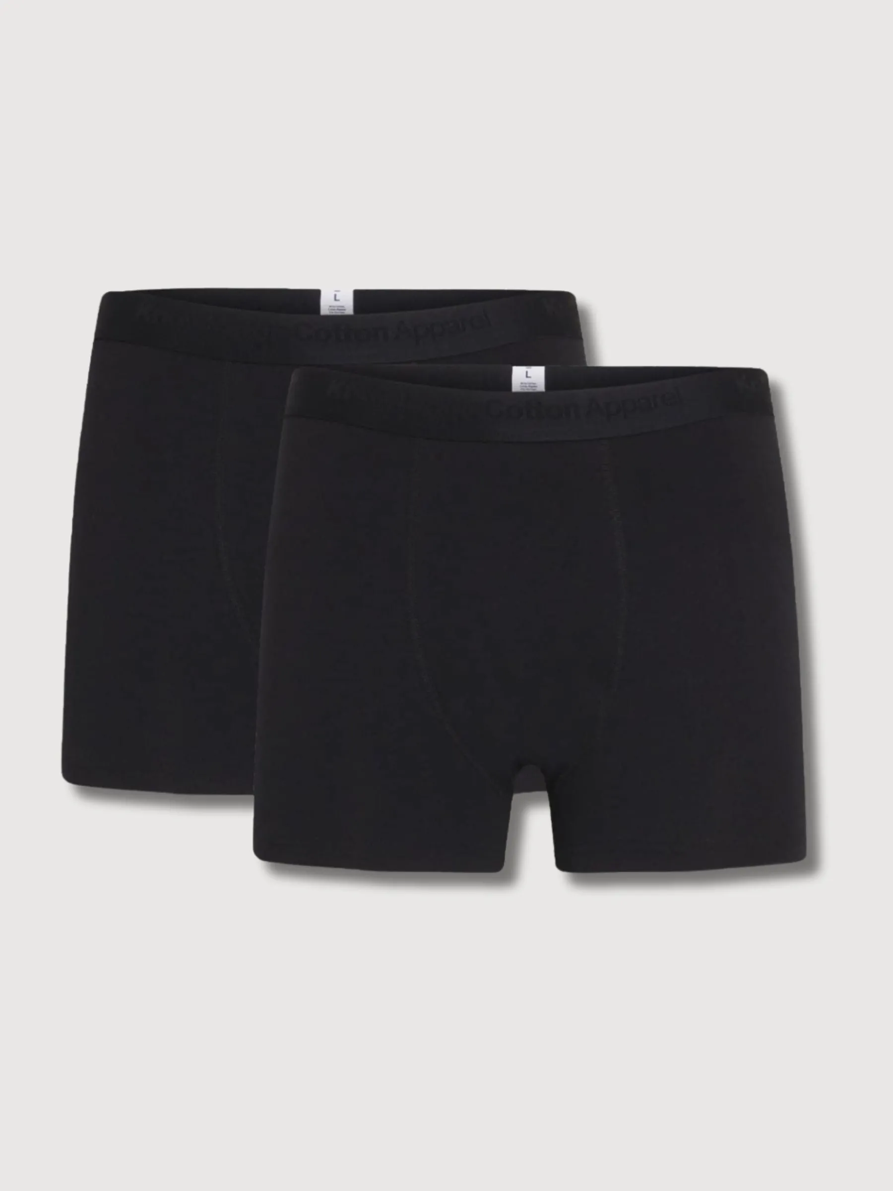 Anker Boxer Schwarz Herren Set 2 p | Knowledge Cotton Apparel