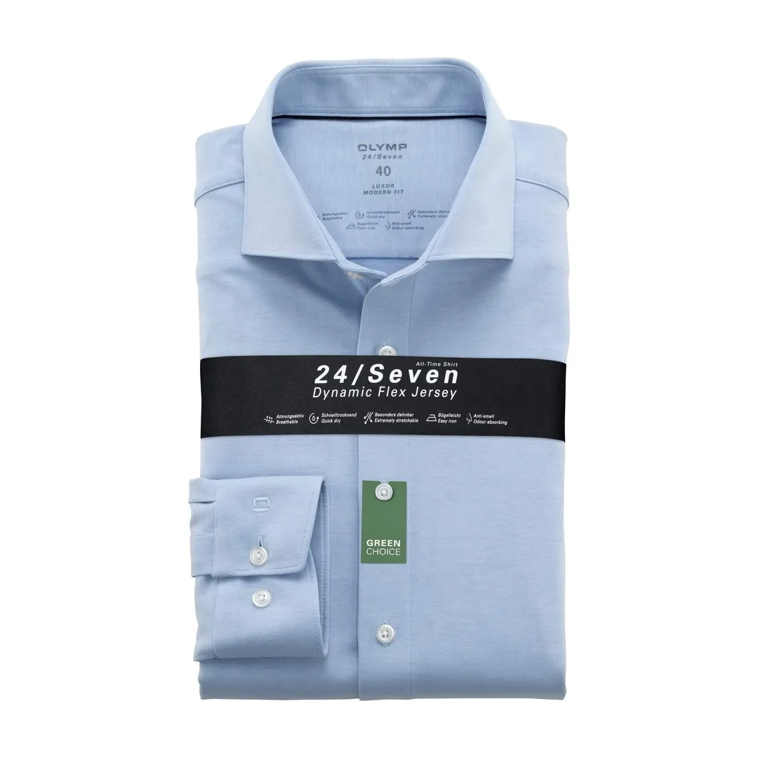Olymp Luxor 24/Seven Modern Fit Business Hemd Businesshemd 121084 11 bleu