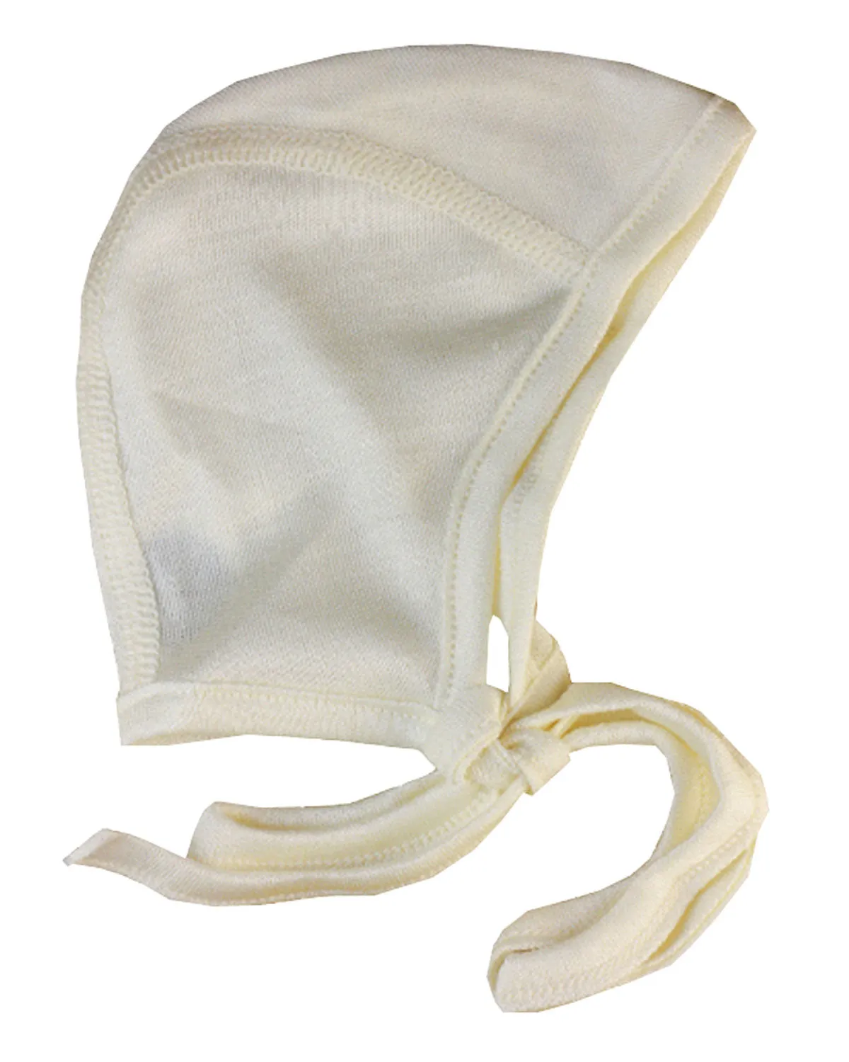 Cosilana Baby Häubchen reiner Seide Farbe natur