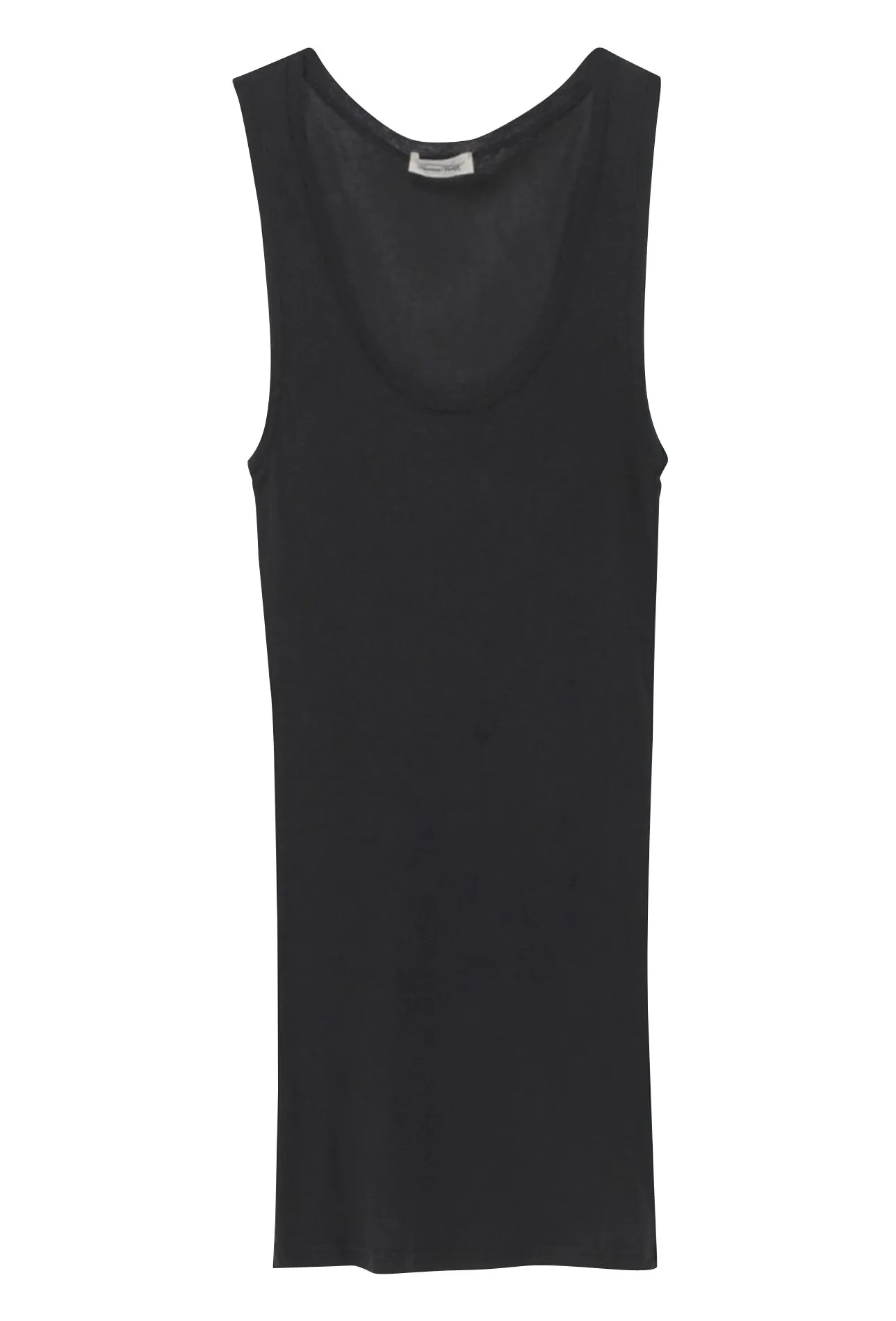 Rundhals-Tanktop aus Baumwolle Schwarz MASSACHUSETTS