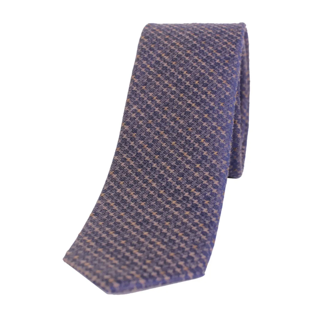 Olymp Slim Krawatte mehrfarbig gemustert 171250 27 nougat