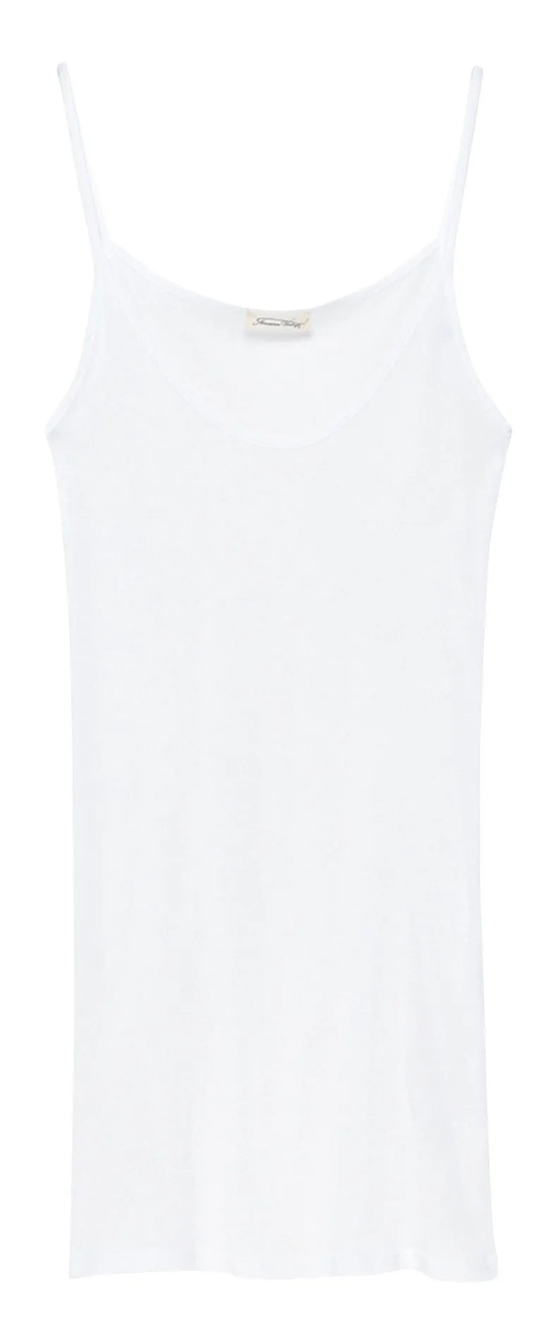 Baumwoll-Tanktop mit Rundhalsausschnitt Weiss MASSACHUSETTS
