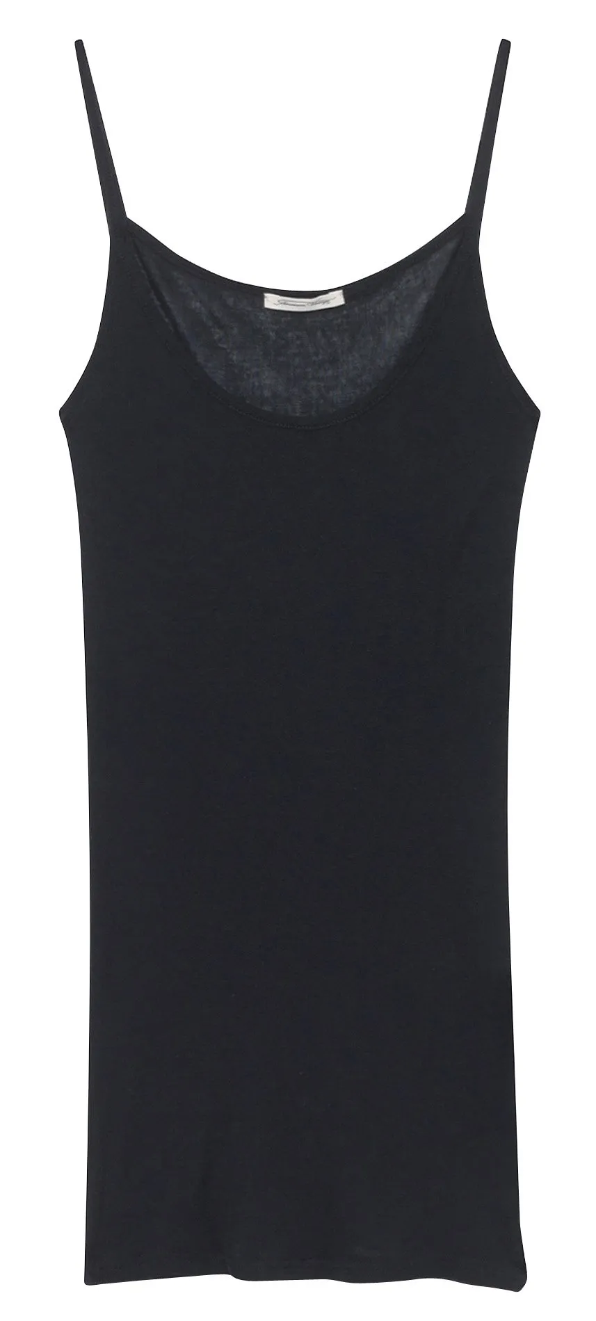 Baumwoll-Tanktop mit Rundhalsausschnitt Schwarz MASSACHUSETTS