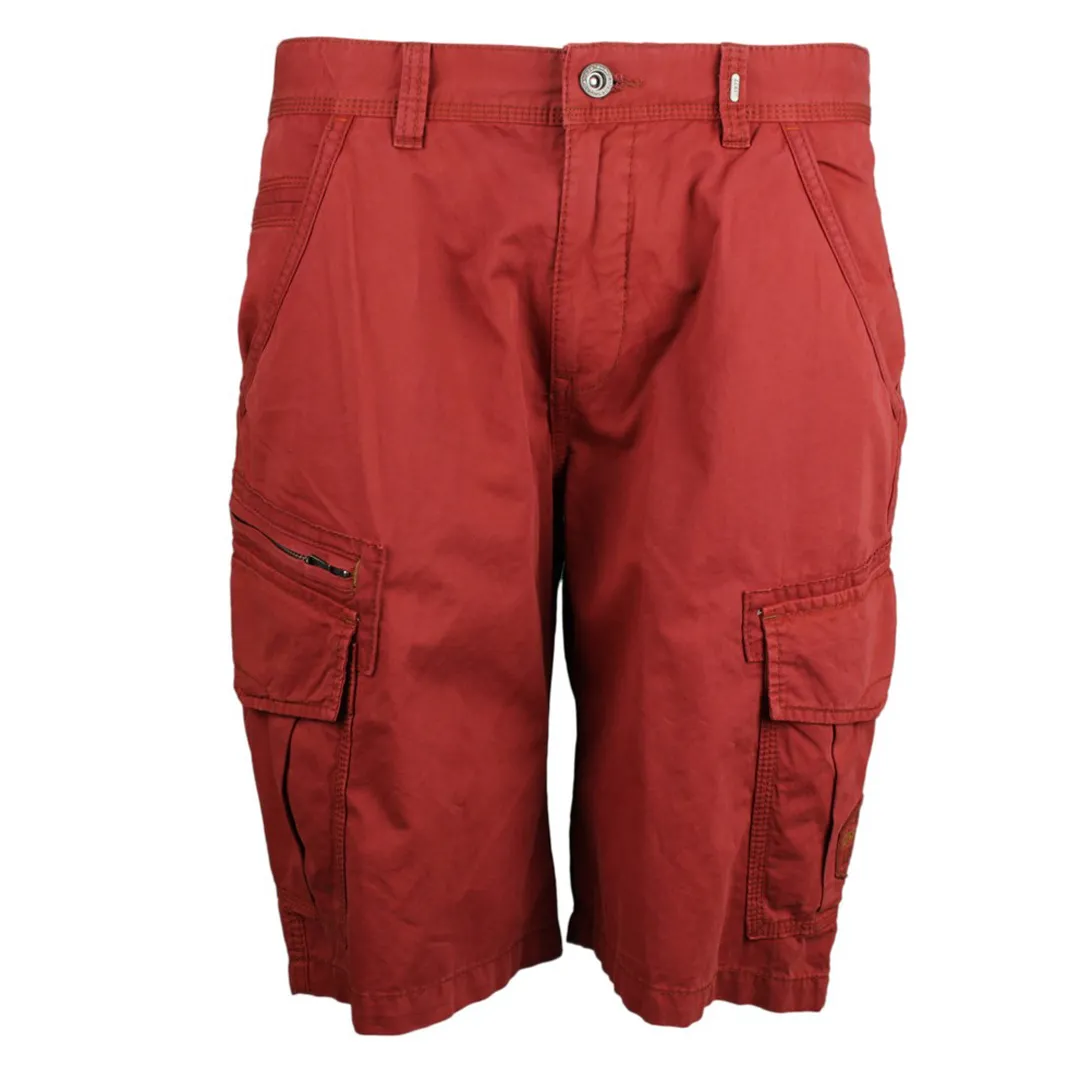 Camel active Herren Madison Cargo Short rot unifarben 1Z93 496620 56