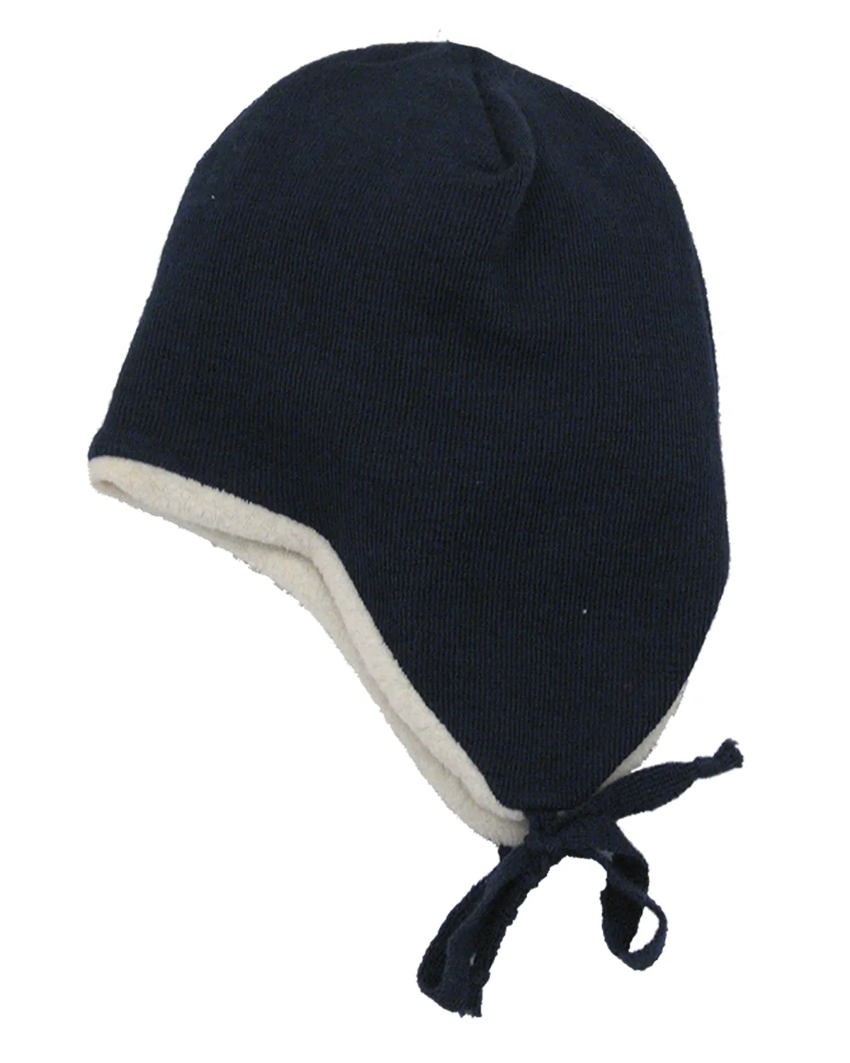 Kinder Mütze Ohrenmütze kbT-Merinowolle Bio Baumwolle