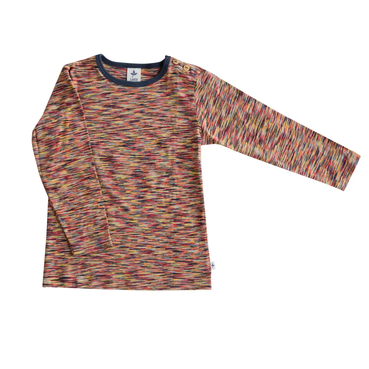 Leela Cotton Kinder Bunte Langarm Shirt Bio Baumwolle