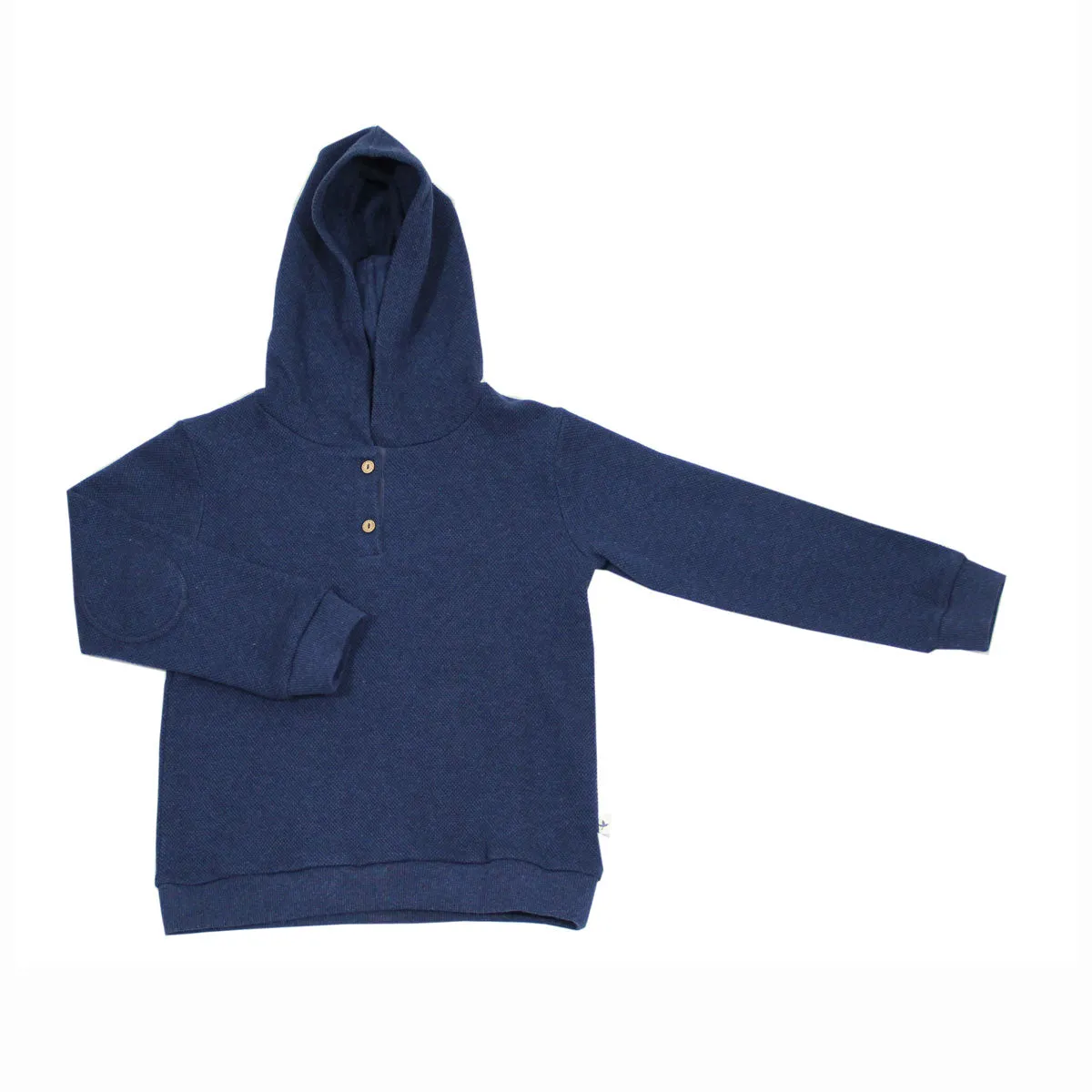 Leela Cotton Kinder Piquéhoodie Bio Baumwolle