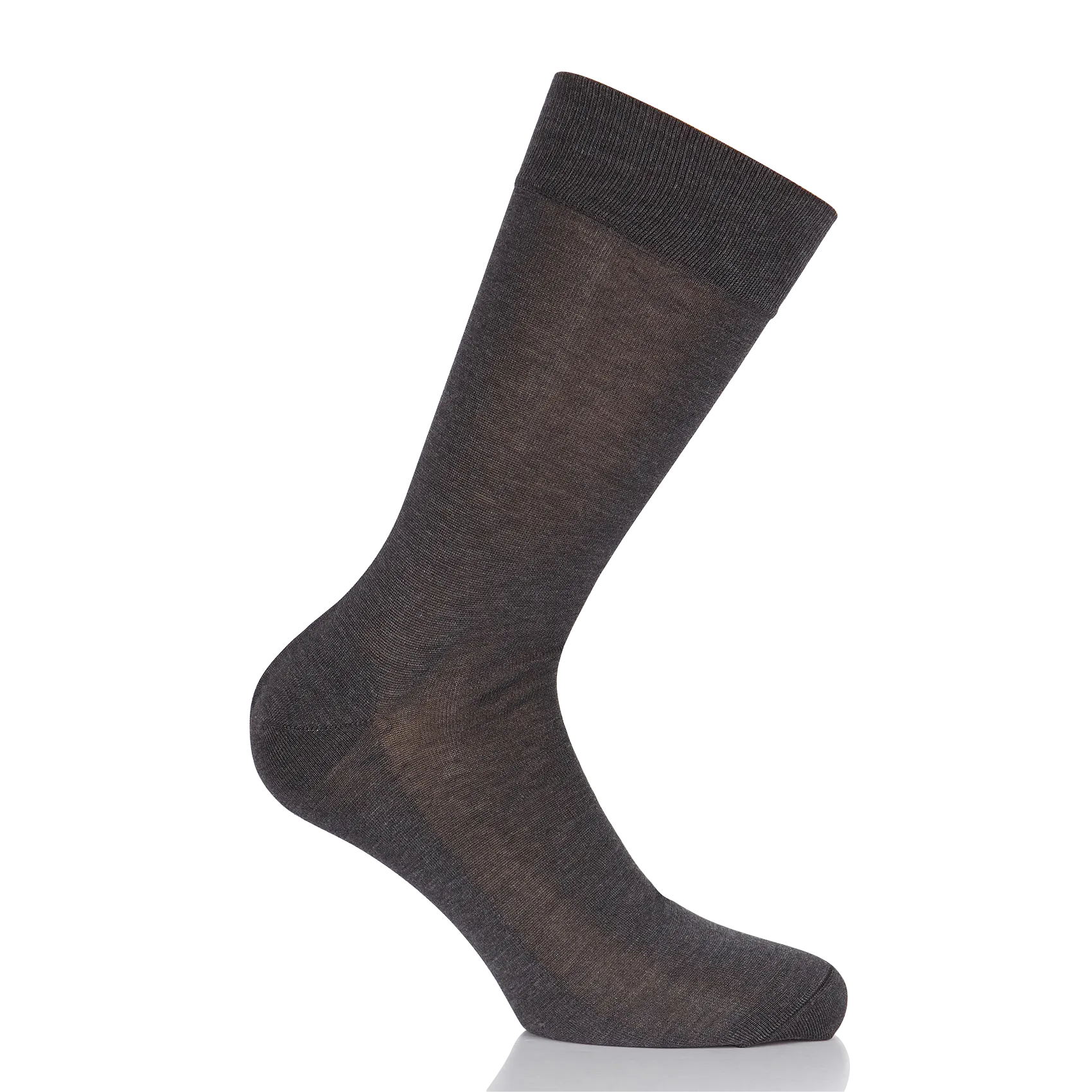 Hohe Baumwollsocken Grau