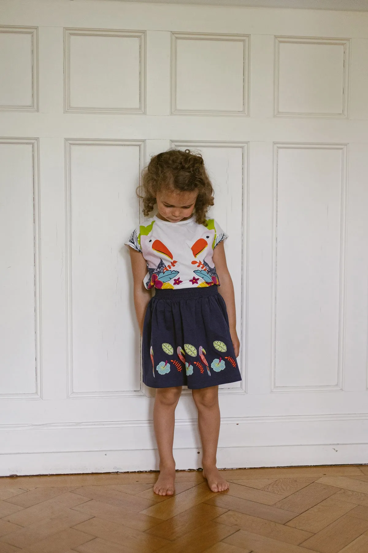 Sense Organics T-Shirts Vogel Druck Bio Baumwolle