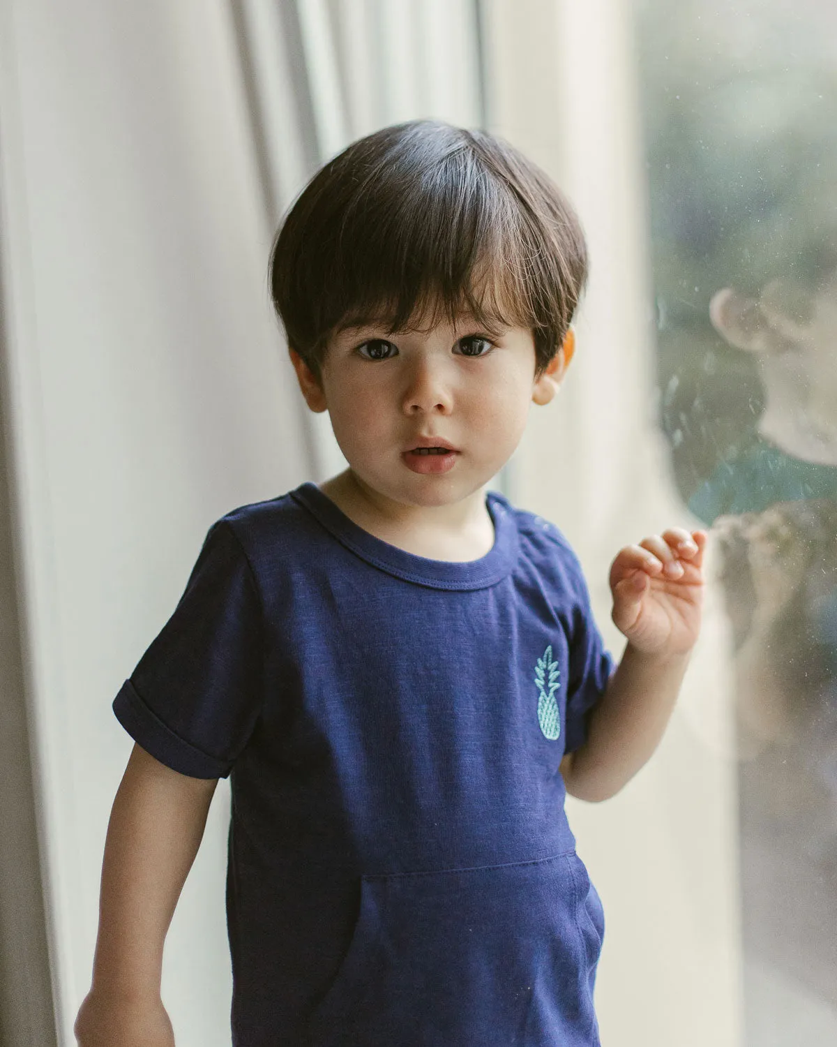 Sense Organics Baby T-Shirt mit Kängurutasche Bio Baumwolle