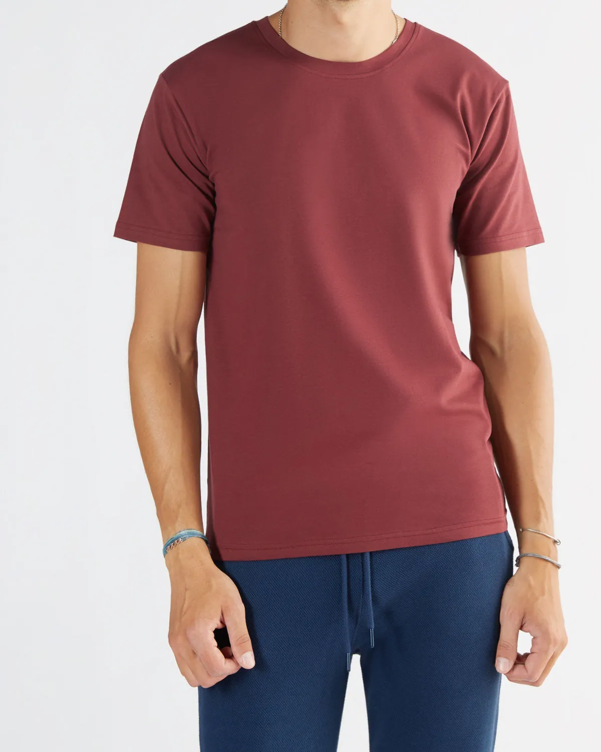 Leela Cotton Herren T-Shirt Bio Baumwolle Jersey mit Elasthan