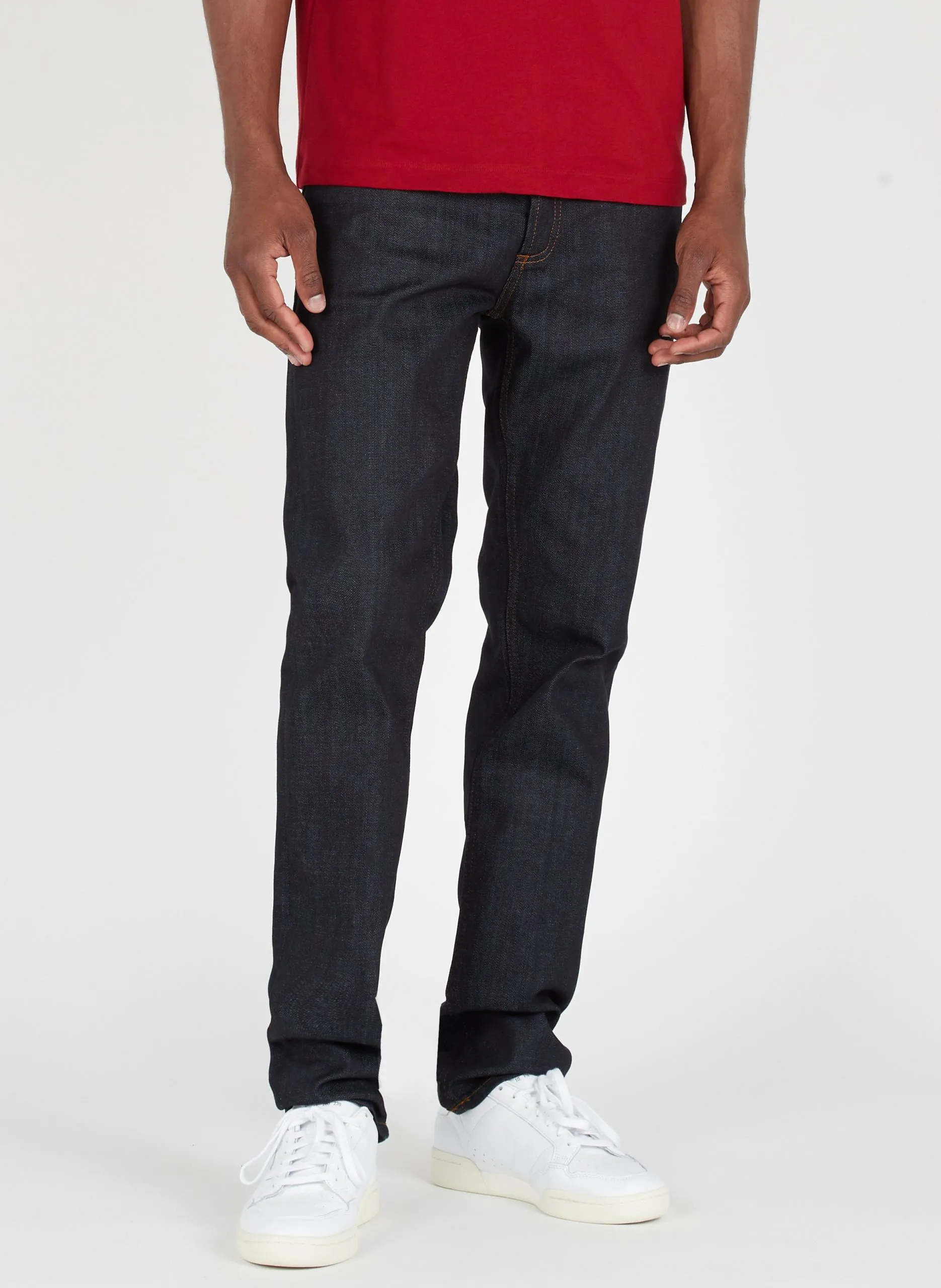 Straight Cut Jeans Blau