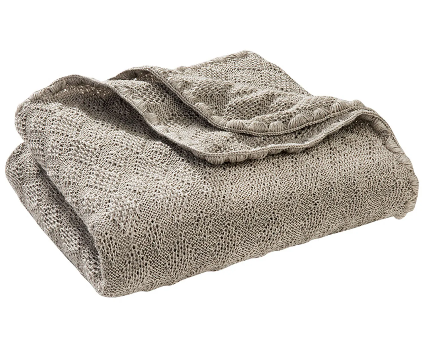 Disana Woll-Babydecke Ajour Strickdecke kbT Wolle