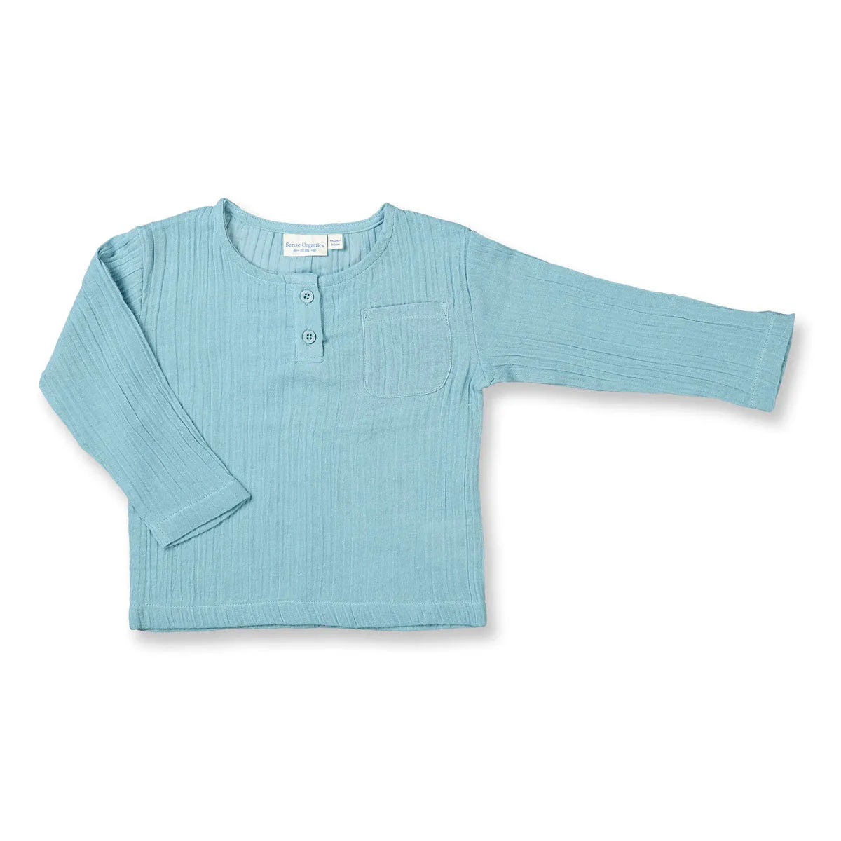Sense Organics Kinder Musselin Langarm Shirt Bio Baumwolle