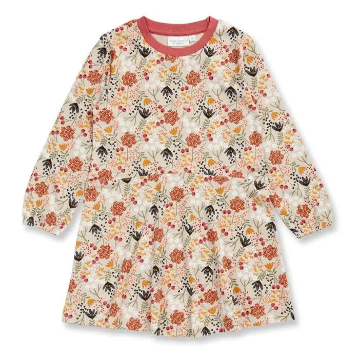 Sense Organics Noni Kleid Flower Sand