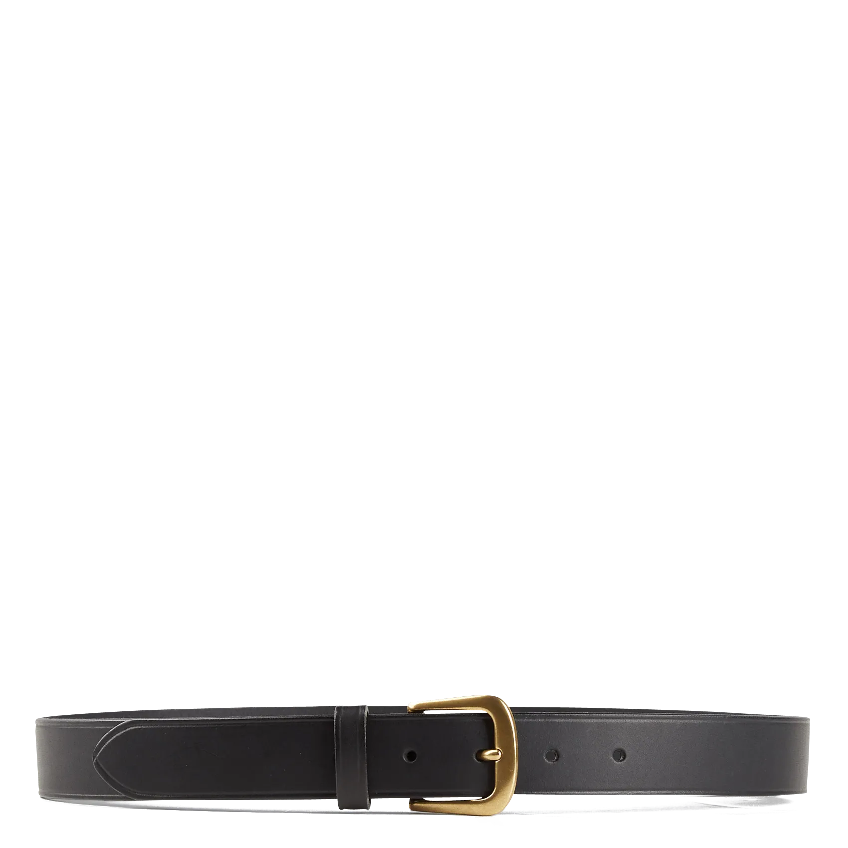 Ledergürtel mit Schnalle Schwarz CAFE