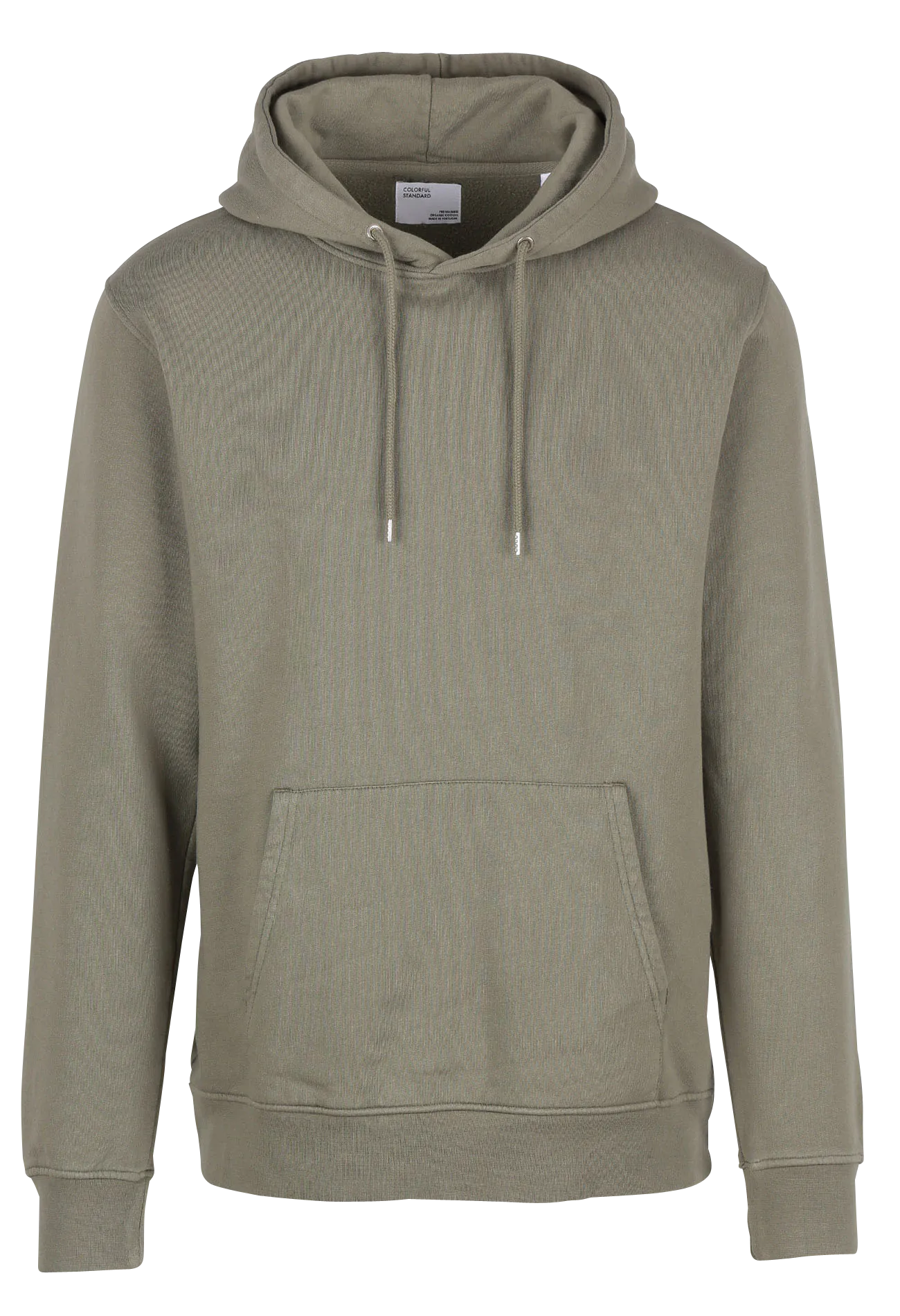 Kapuzensweatshirt aus Baumwolle, Regular Fit Khaki