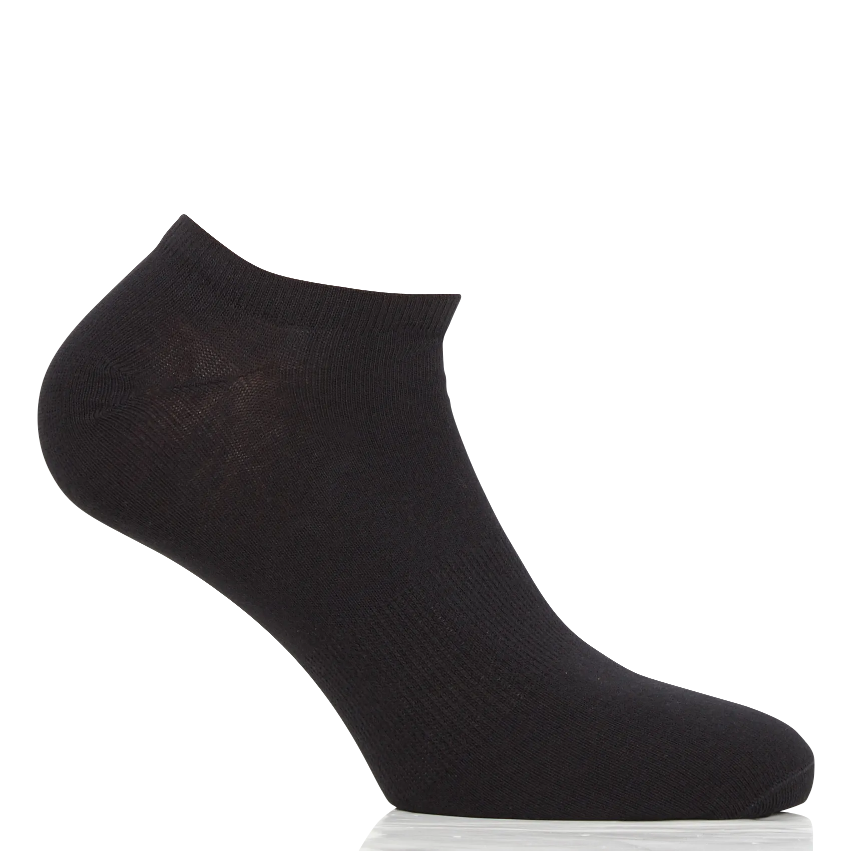 Kurzsocken aus Baumwoll-Mix Schwarz