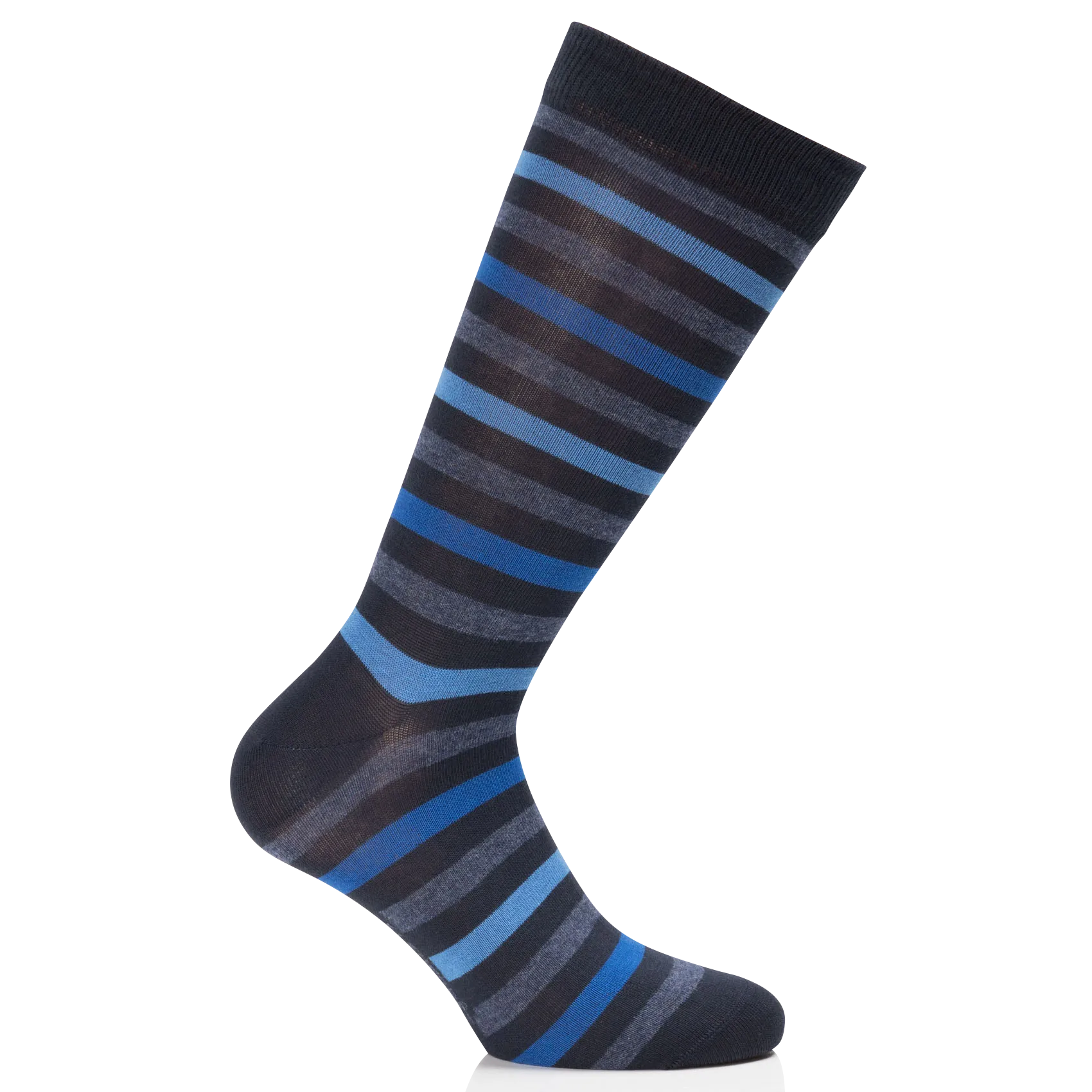 Gestreifte Socken aus Baumwoll-Mix Blau