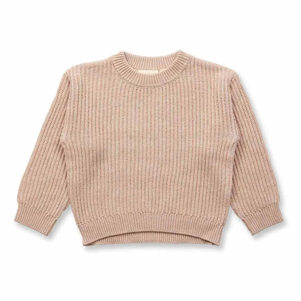 Sense Organics Marley Strickpullover Hazelnut