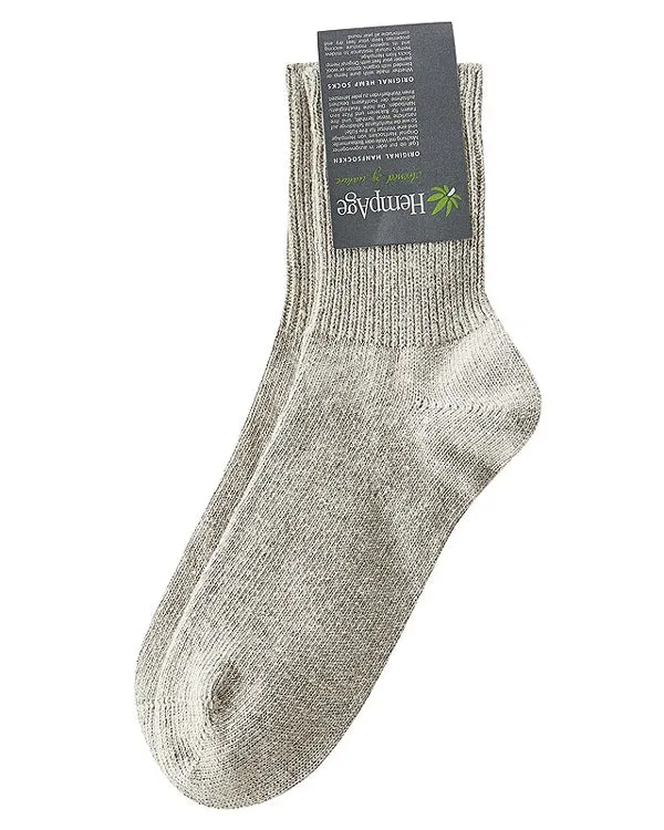 HEMPAGE Socks Yeti Baumwolle Hanf Yakwolle
