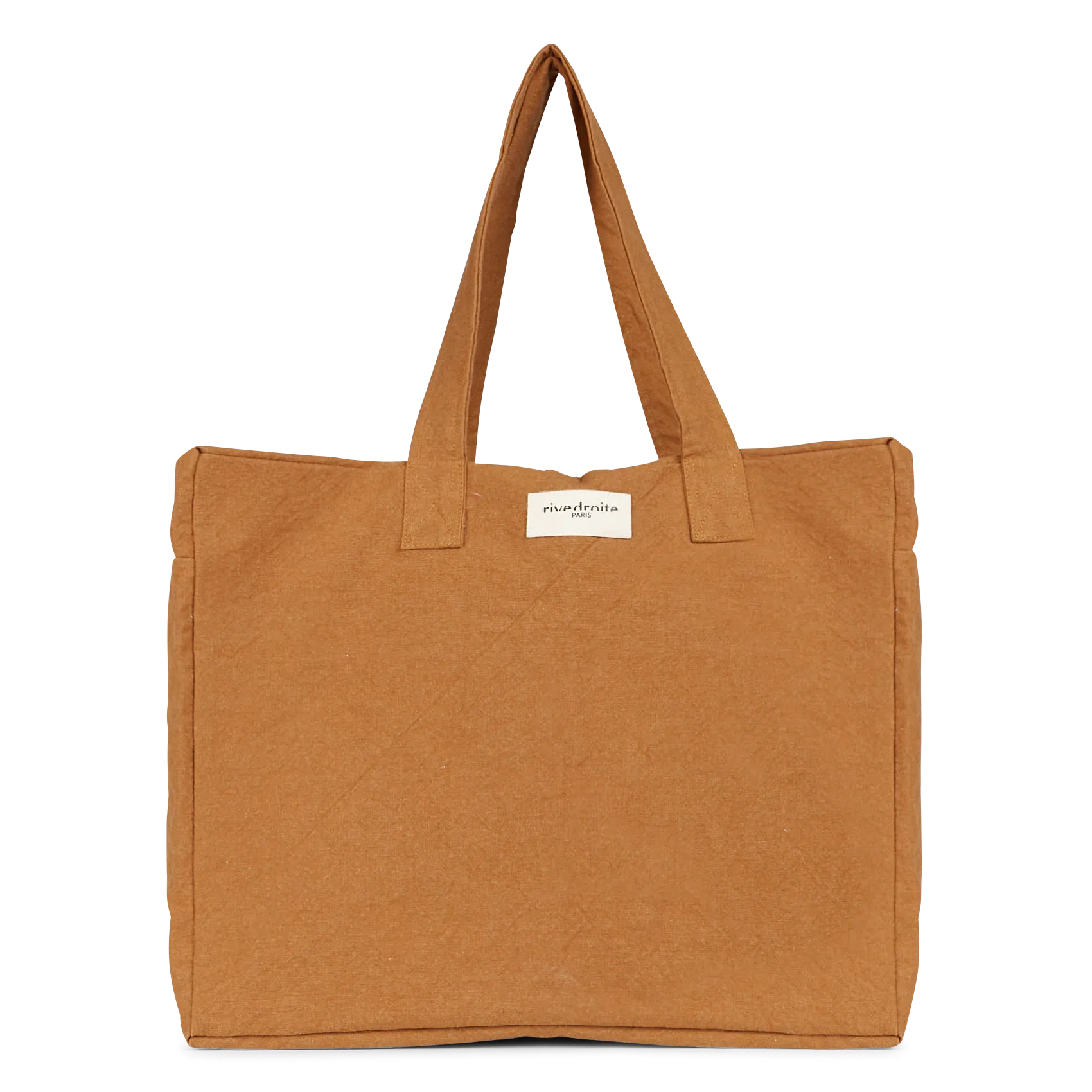 Reisetasche aus Baumwolle Beige ELZEVIR