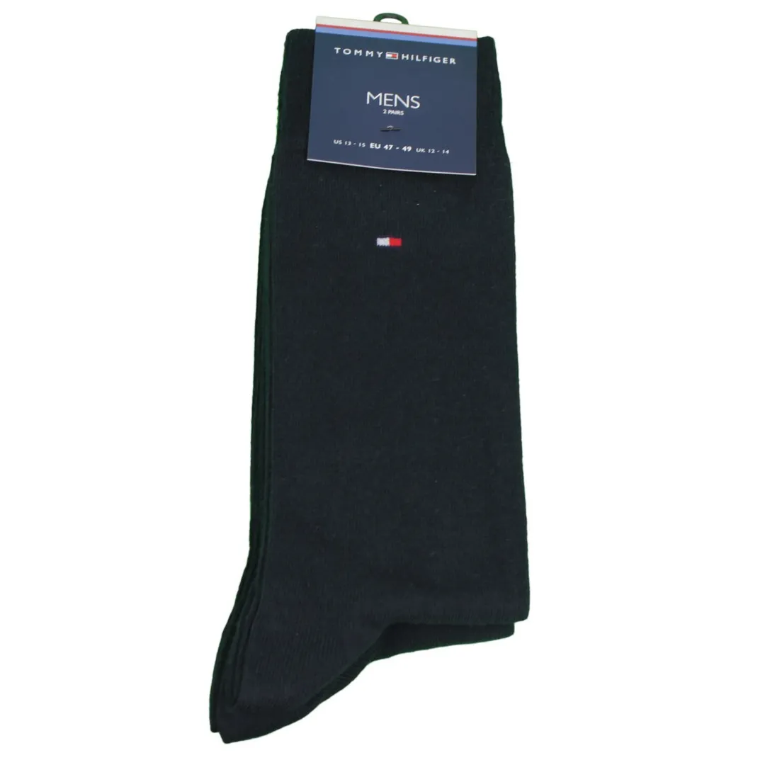 Tommy Hilfiger Socken Doppelpack dunkel blau unifarben 371111 322