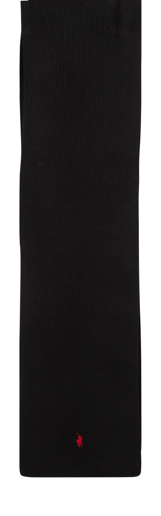 Rippstrick-Pullover aus Wolle Schwarz