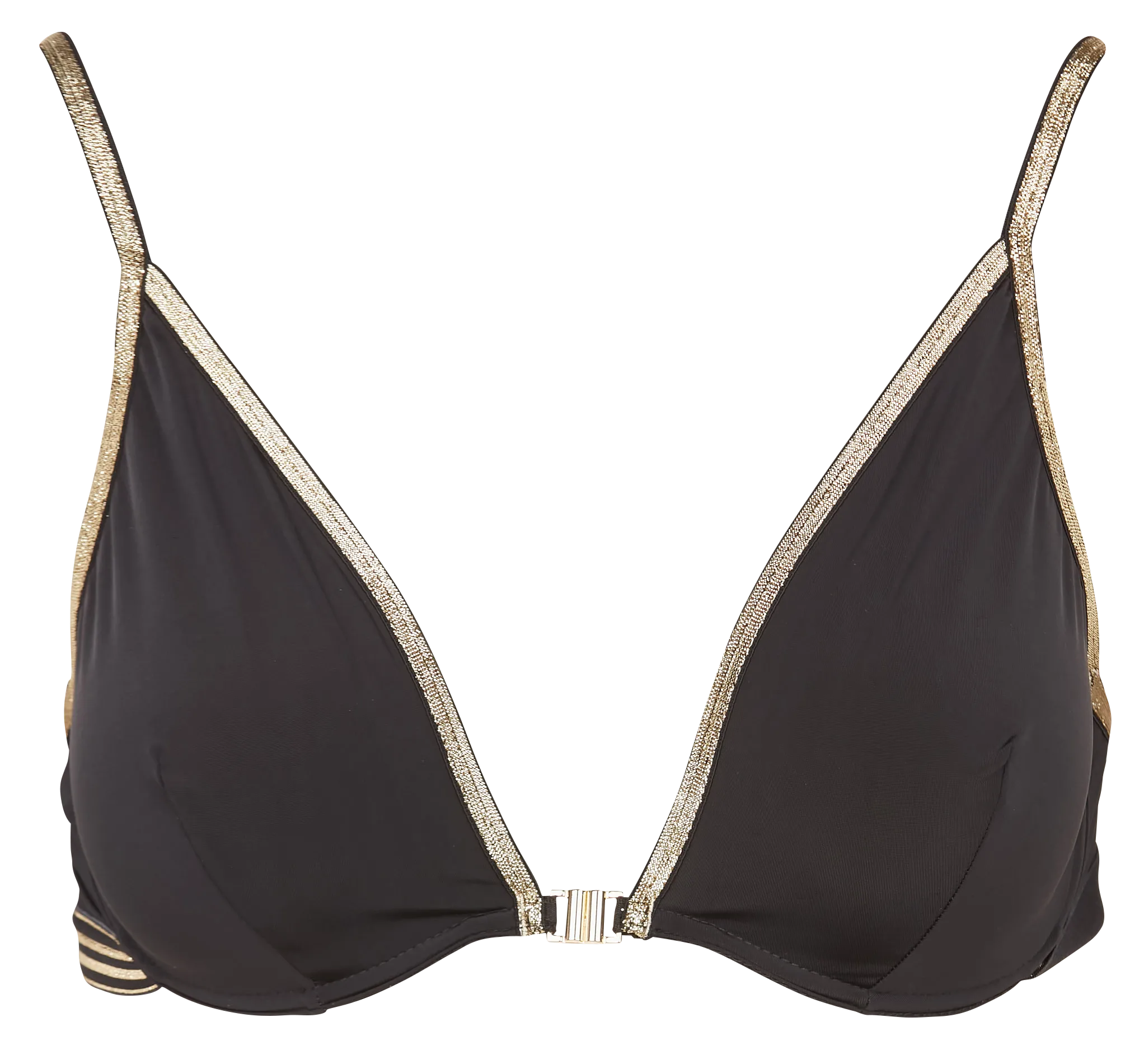 Bustier mit Nadelstreifen Schwarz JACKIE