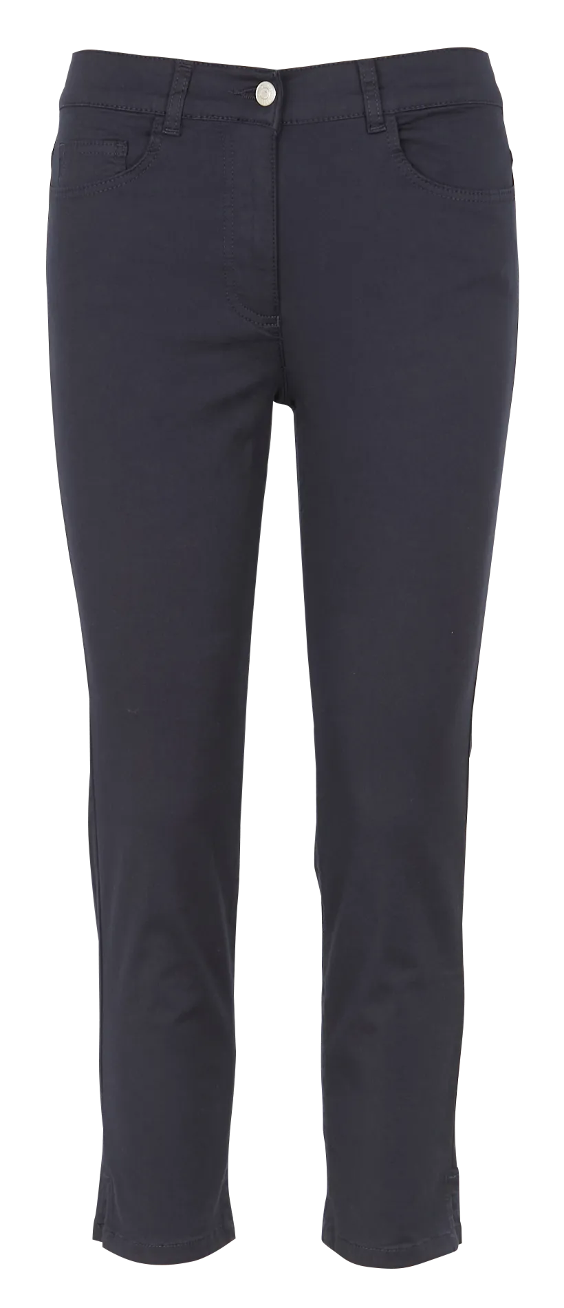 Caprihose aus Baumwoll-Mix Blau PK012-MASONB