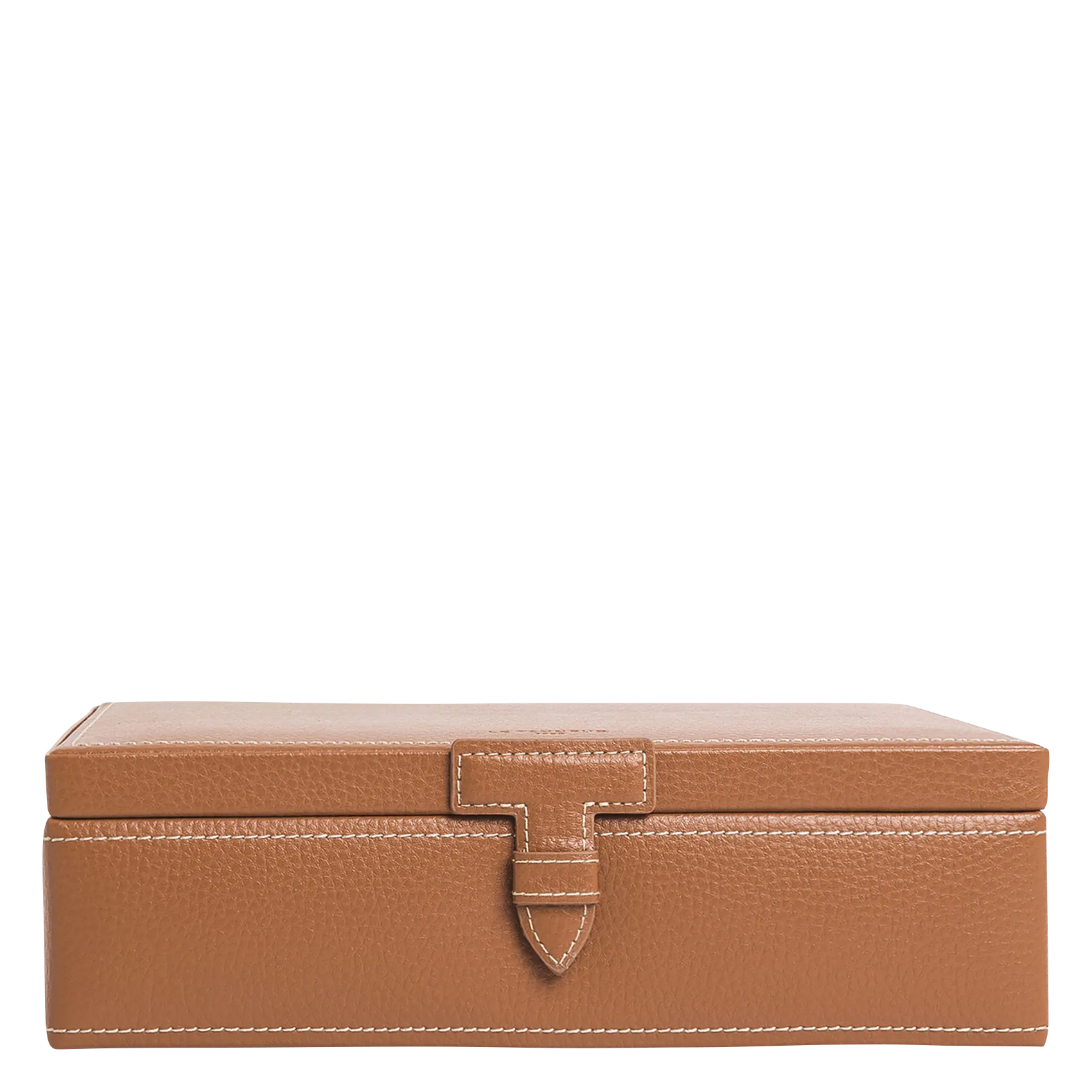 8er-Set Leder-Armbanduhren Braun