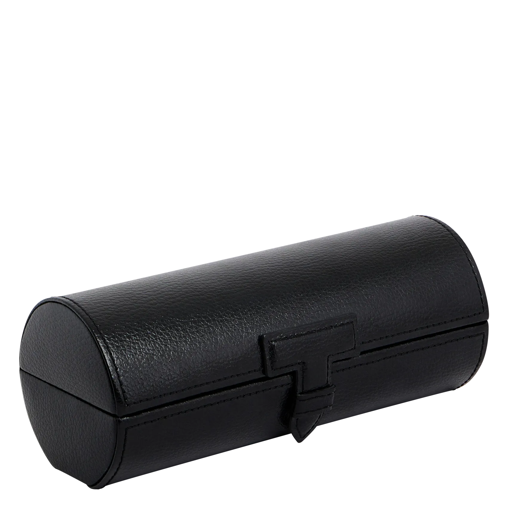 Uhrenetui aus Leder Schwarz