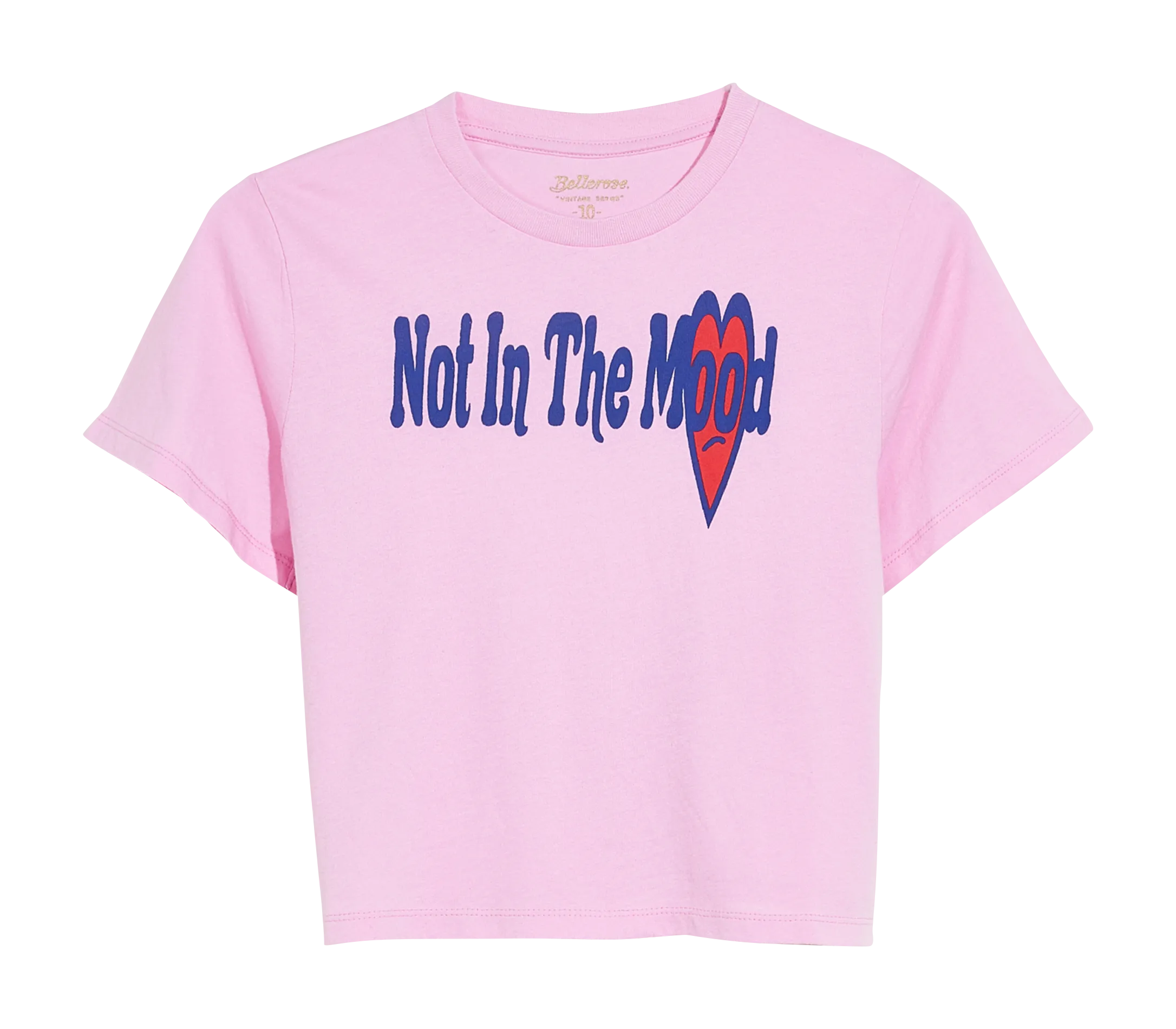 Rundhals-T-Shirt aus Baumwolle Rosa ARGI