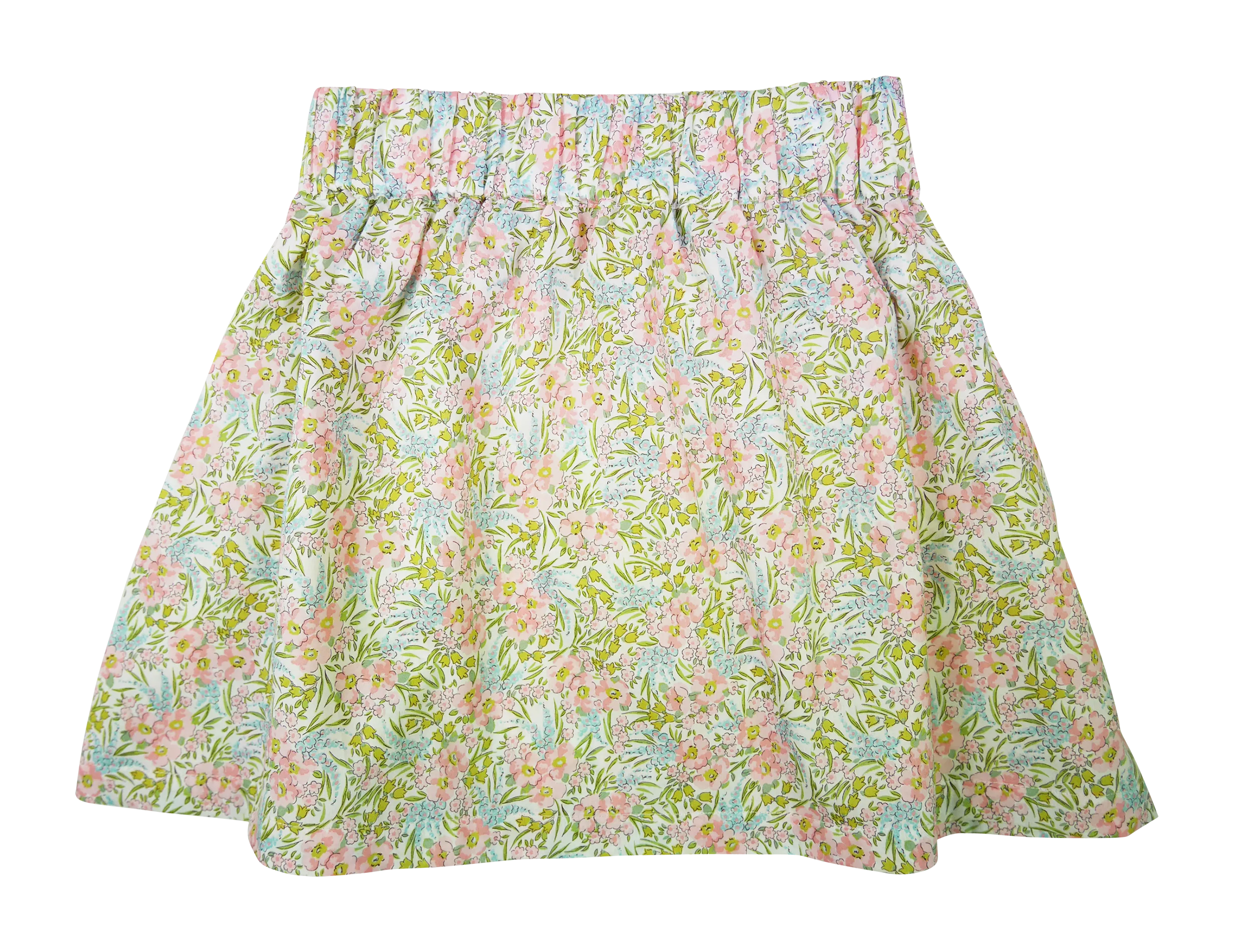 Minirock mit Blumenprint Rosa