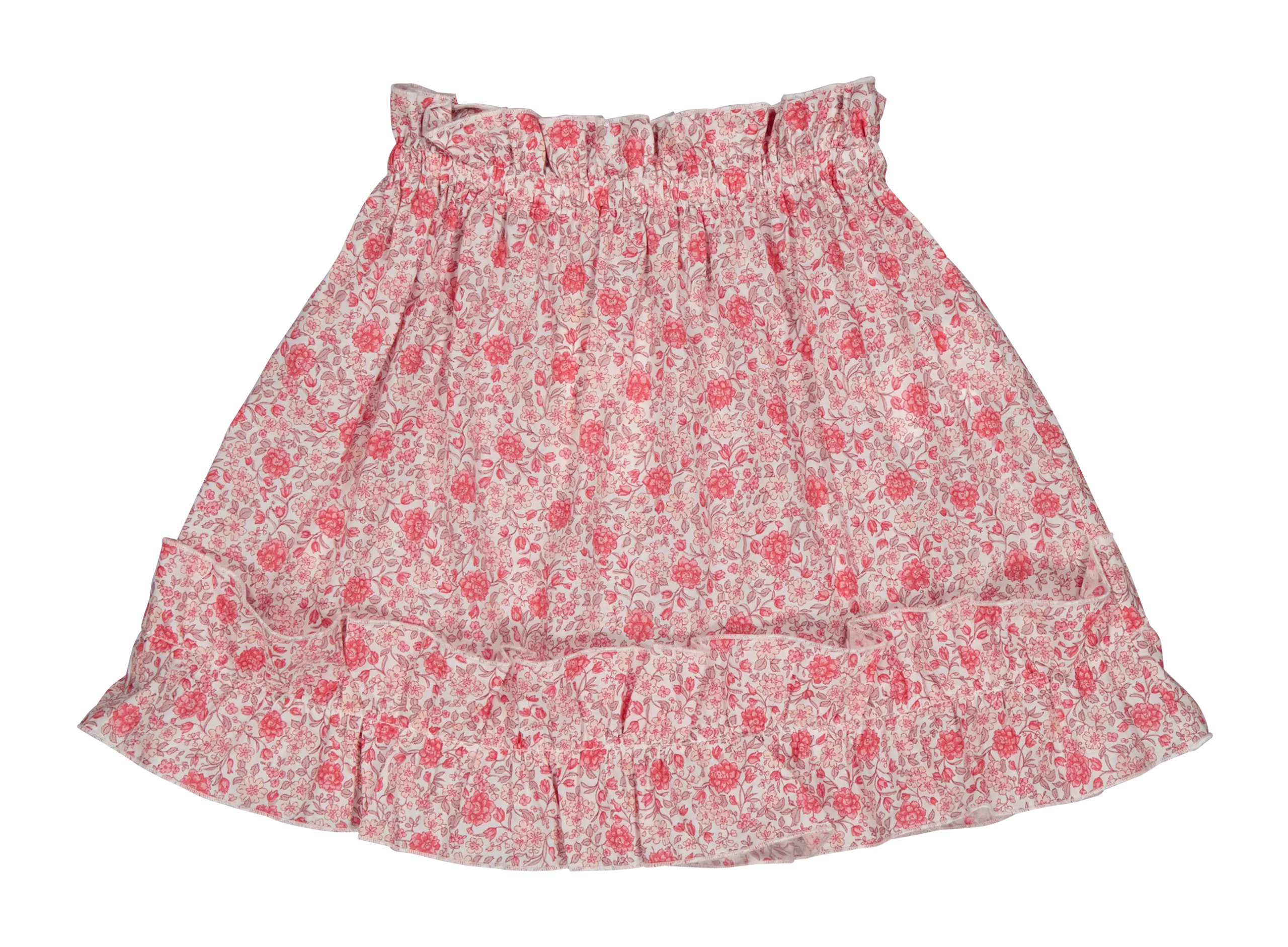 Kurzes Rüschenkleid aus Bio-Baumwolle Rosa JUJU