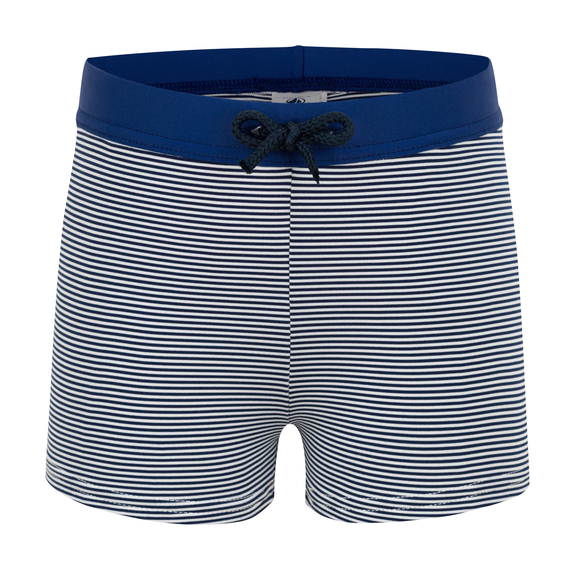 Gestreifte Badeshorts Blau