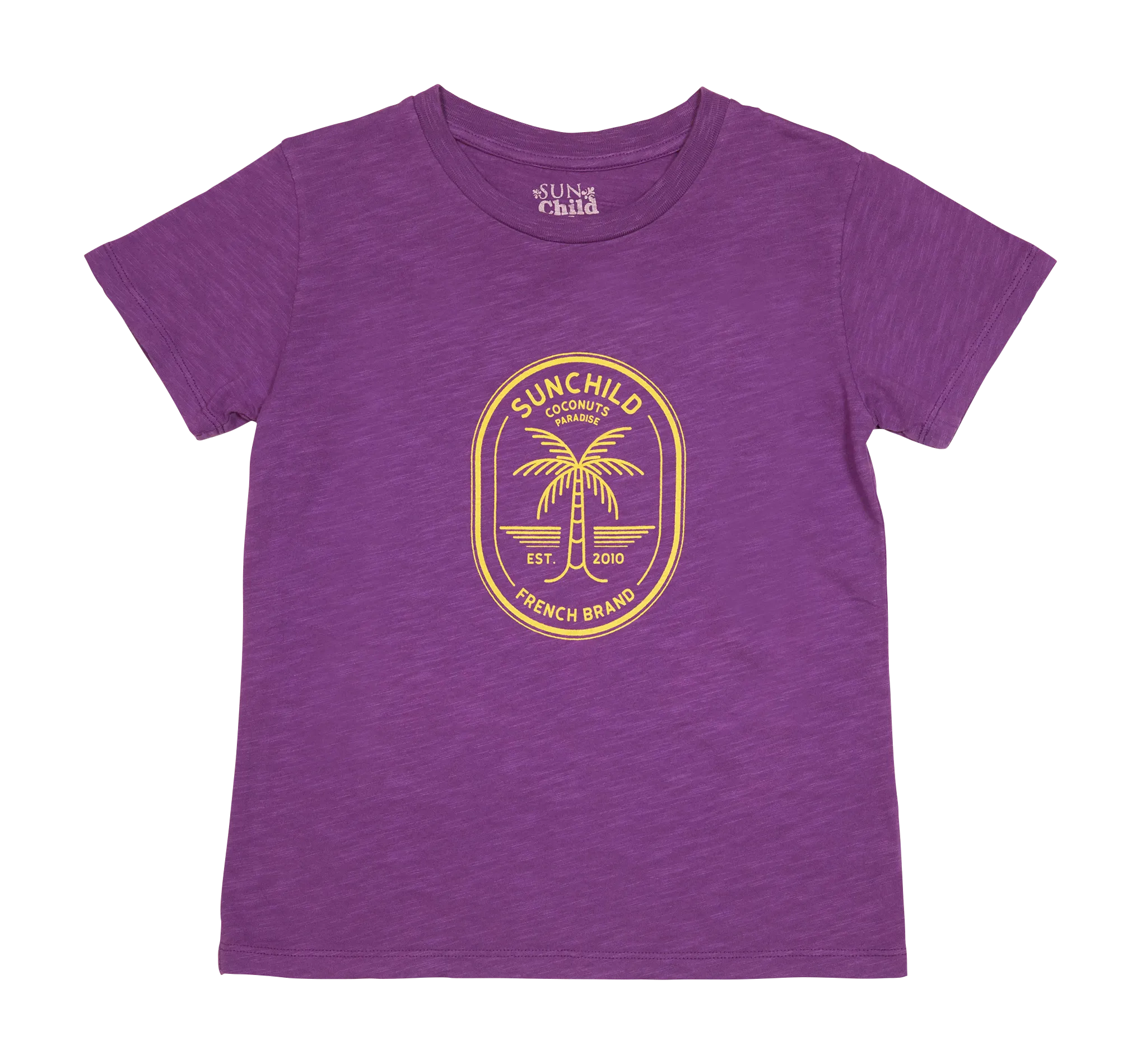 T-Shirt aus Baumwolle Violett COCONUT