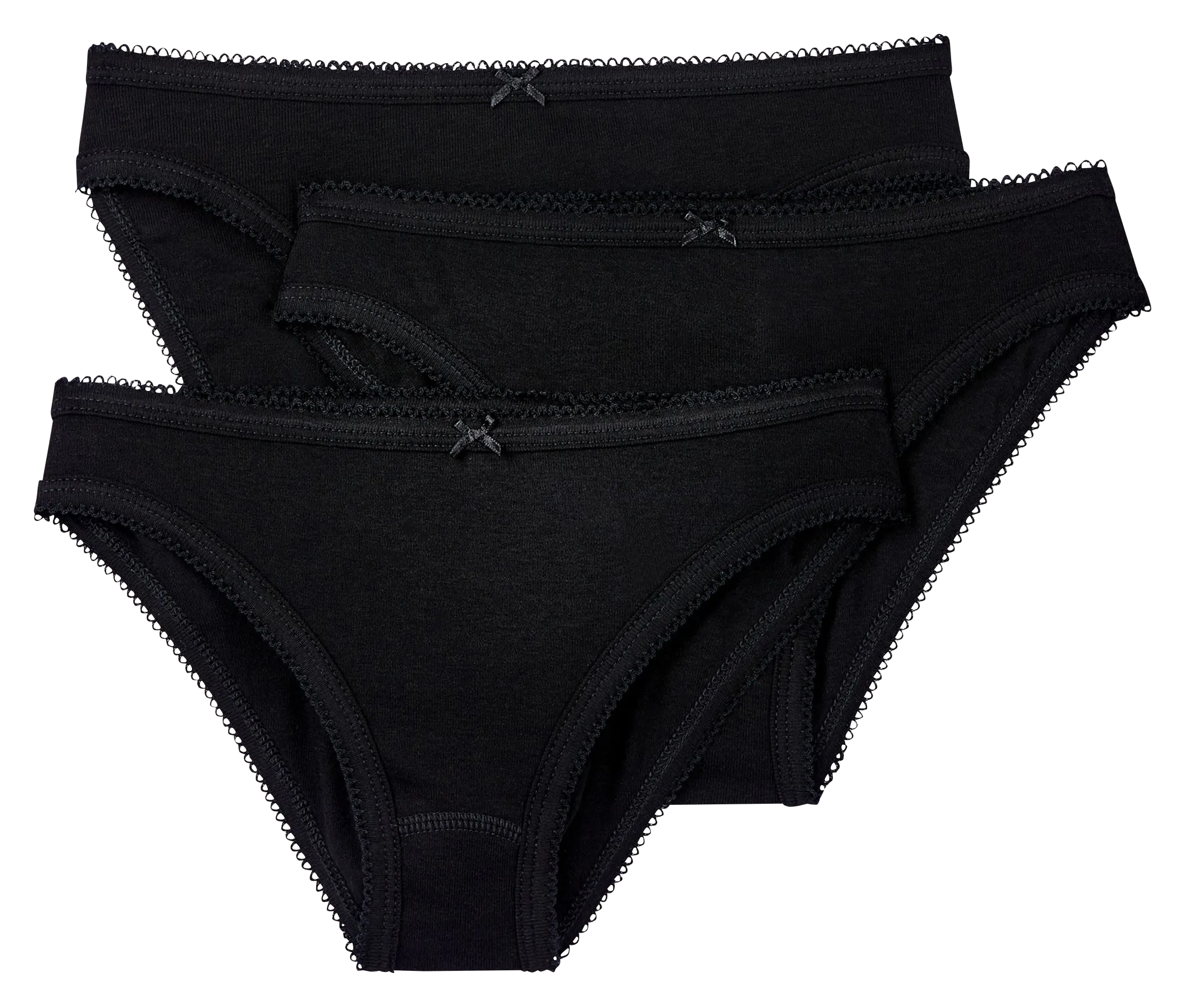 3er-Pack Baumwoll-Slips Mehrfarbig