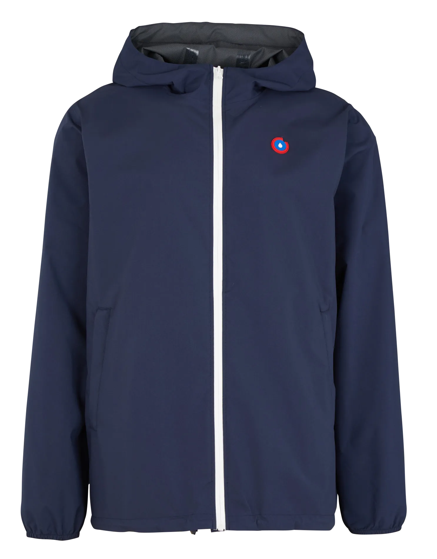 Kurze Regenjacke mit Kapuze Blau PASSY