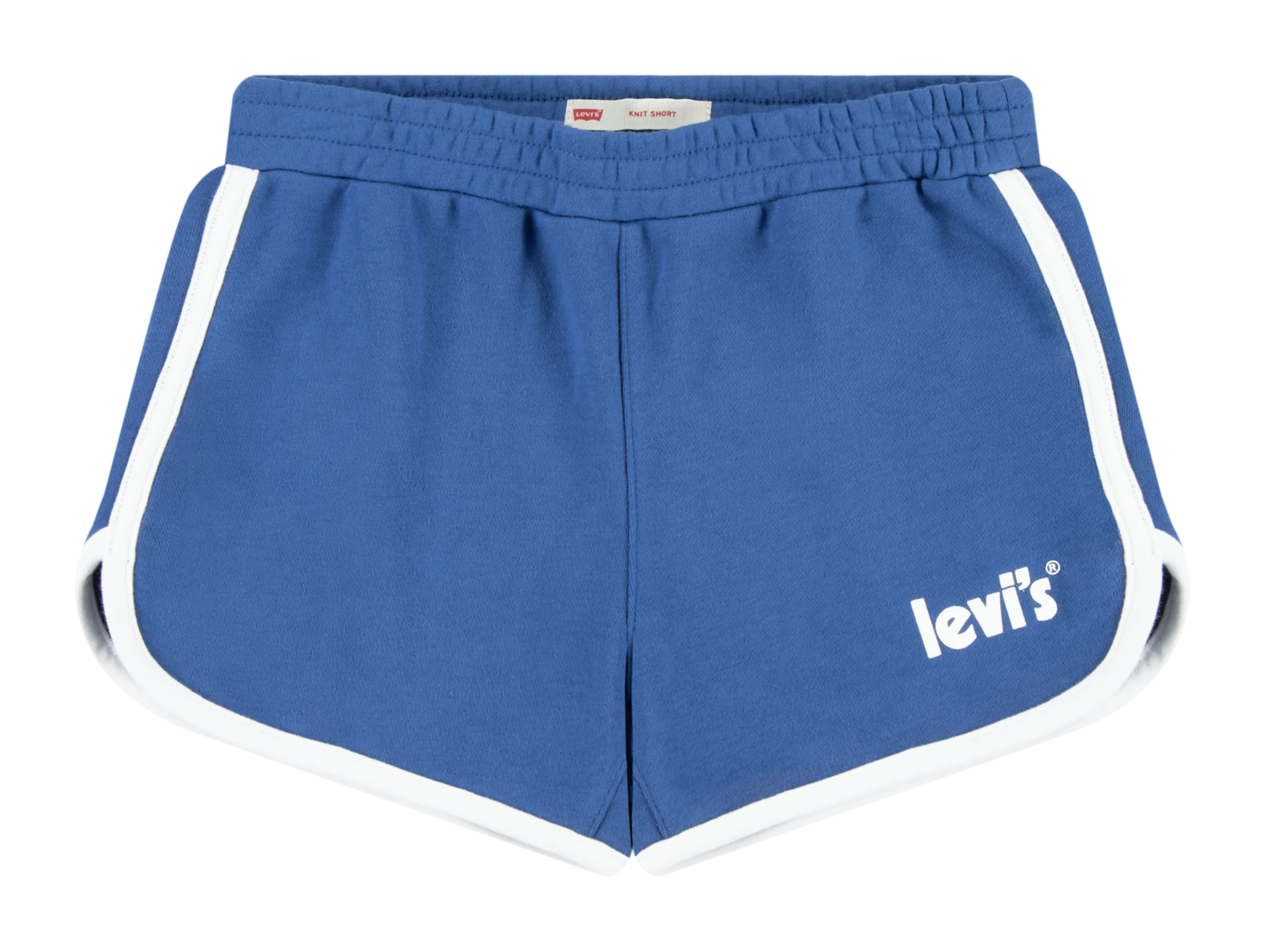 Shorts aus Baumwoll-Mix mit Logoprint Blau