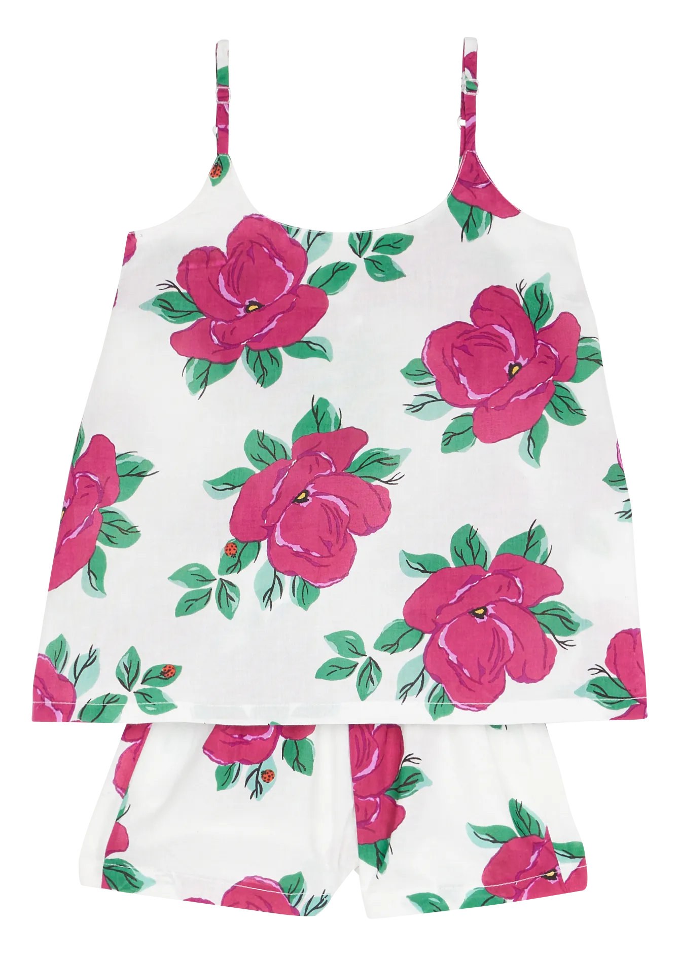 Baumwoll-Pyjama mit Print Mehrfarbig PYJAMA